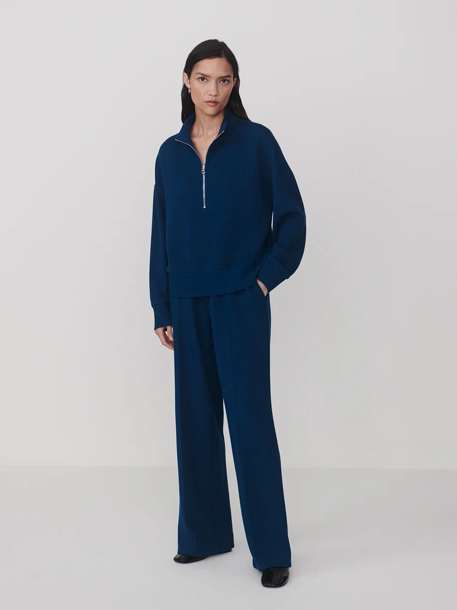 The Wide Leg Pant 30 - Sea Blue