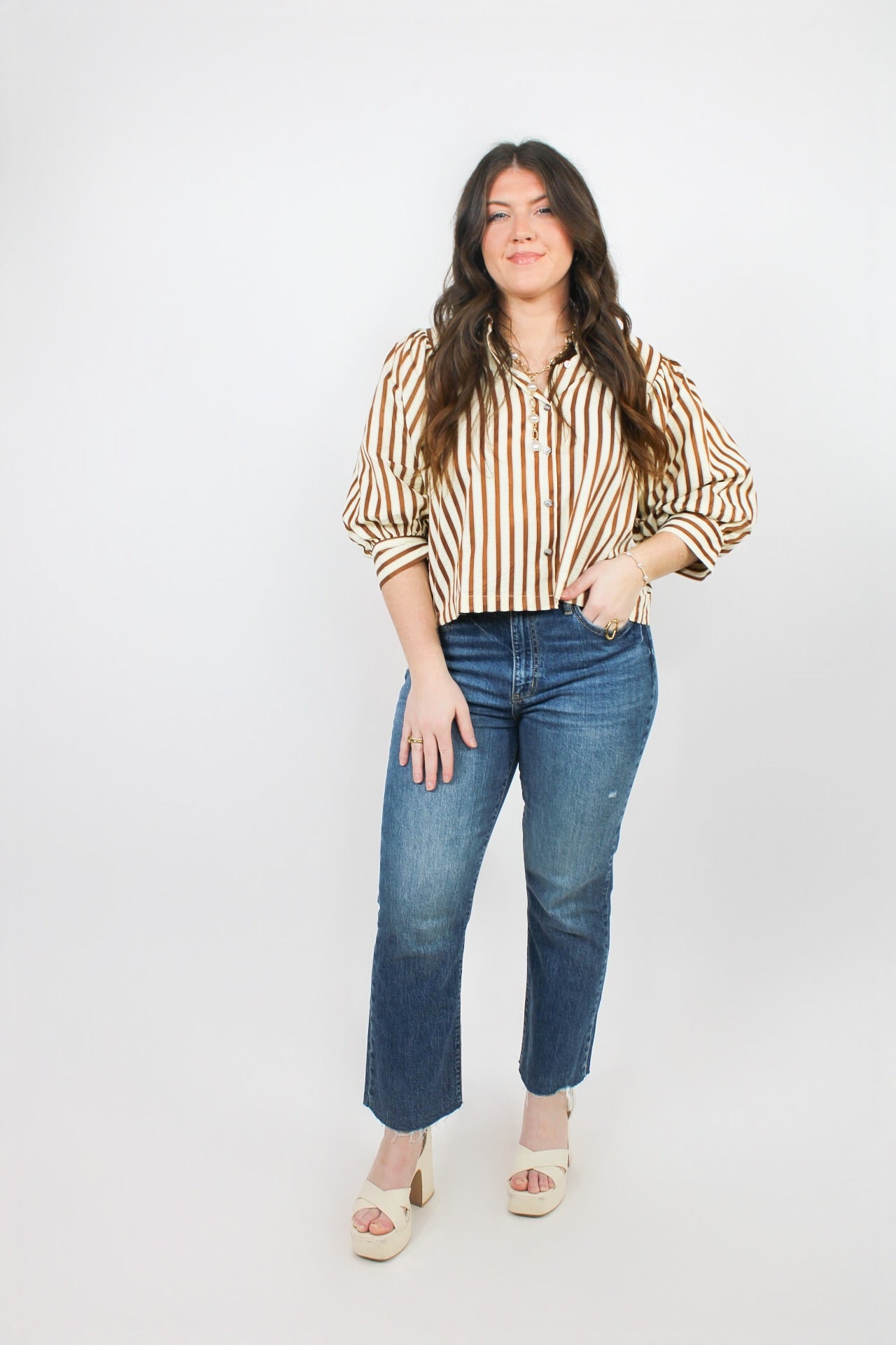 The Hazel Stripe Blouse