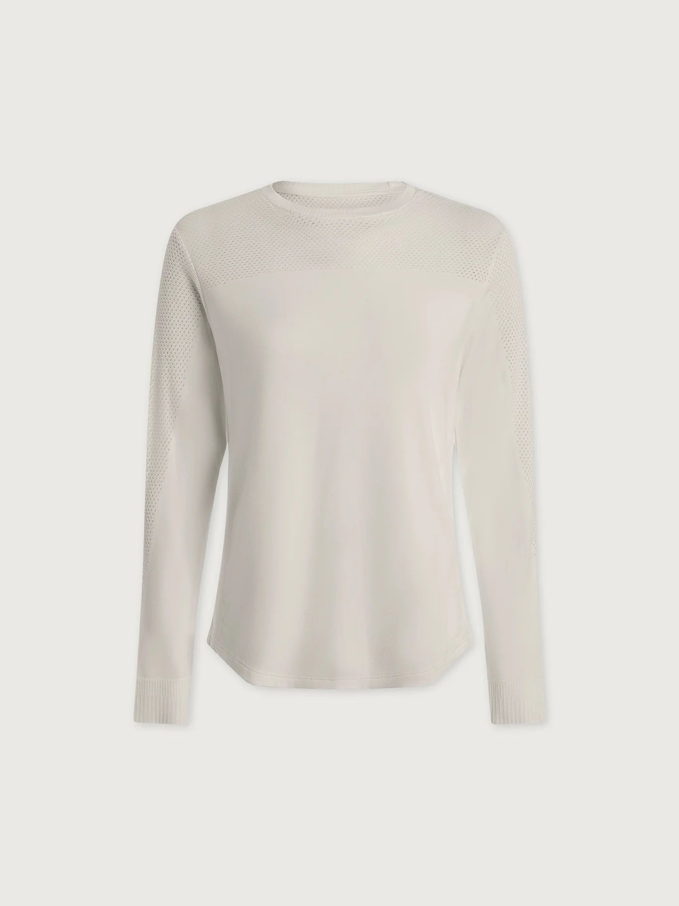 Samia Seamless Long Sleeve Tee - White - Shopsisterology