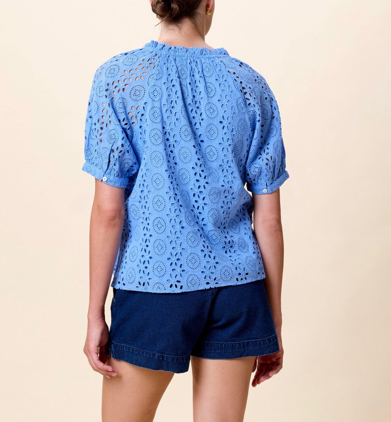 Kate Blouse - Blue Bonnet