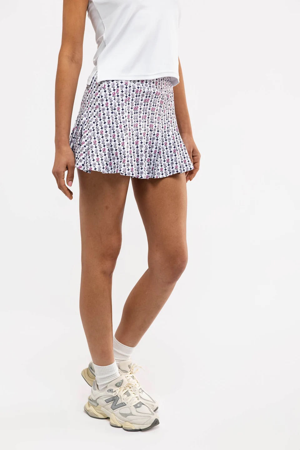 The Grey Skort - Falling Petals - Shopsisterology