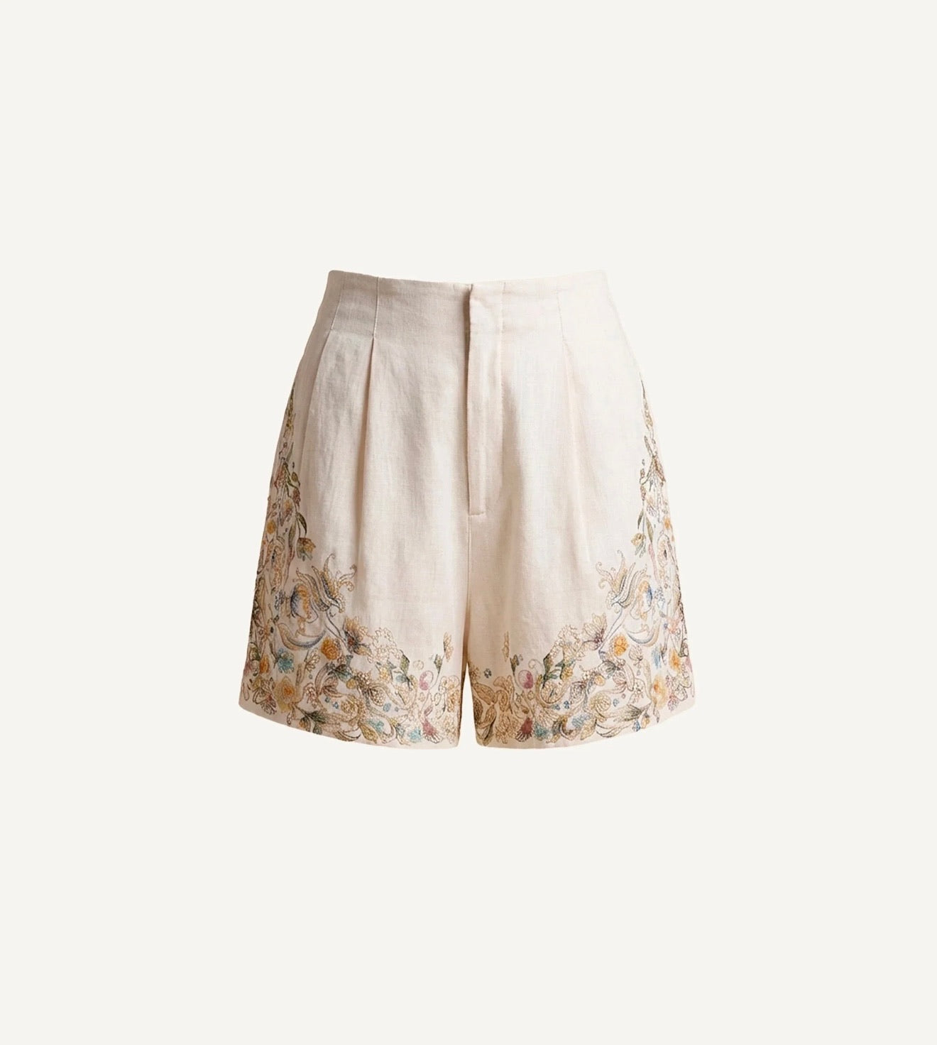 Max Short by CLEOBELLA in Bella Mer color, featuring lightweight fabric and a relaxed fit, displayed on a model.
