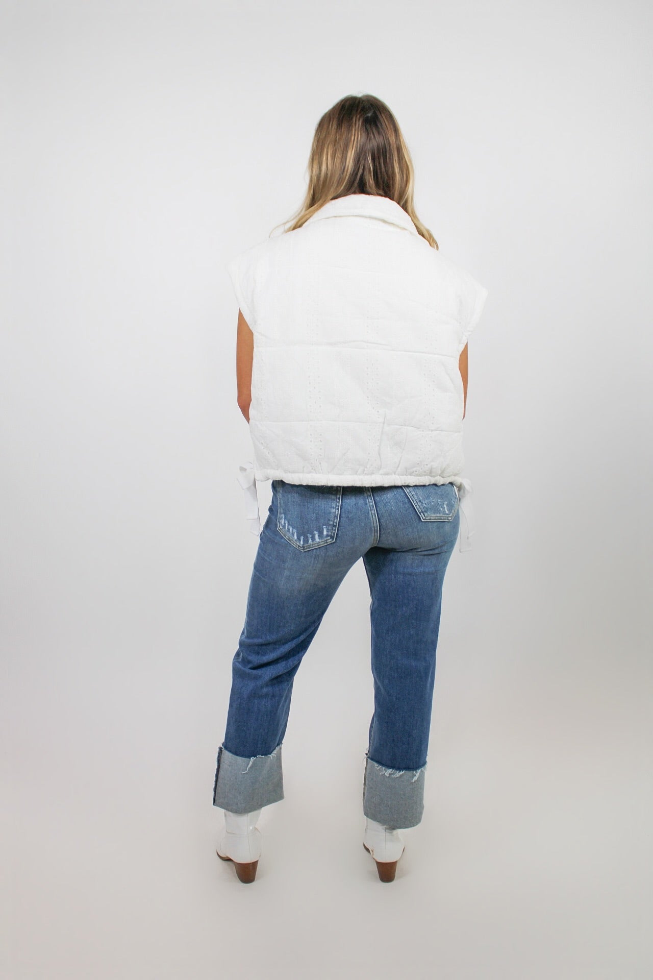 The Eyelet Puffer Vest
