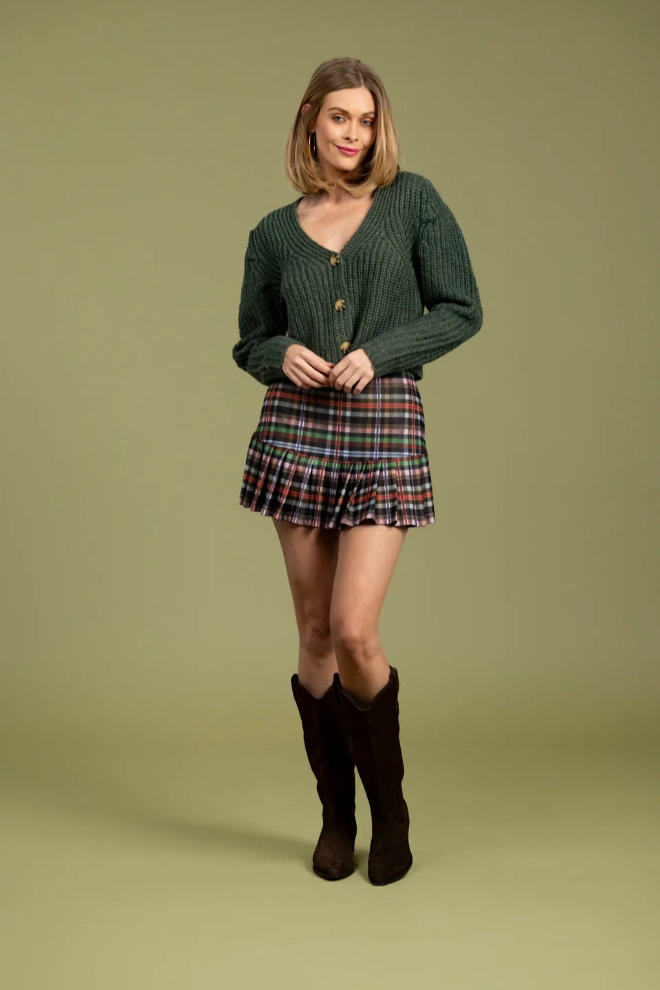 Ruth Skort - Stockholm Plaid