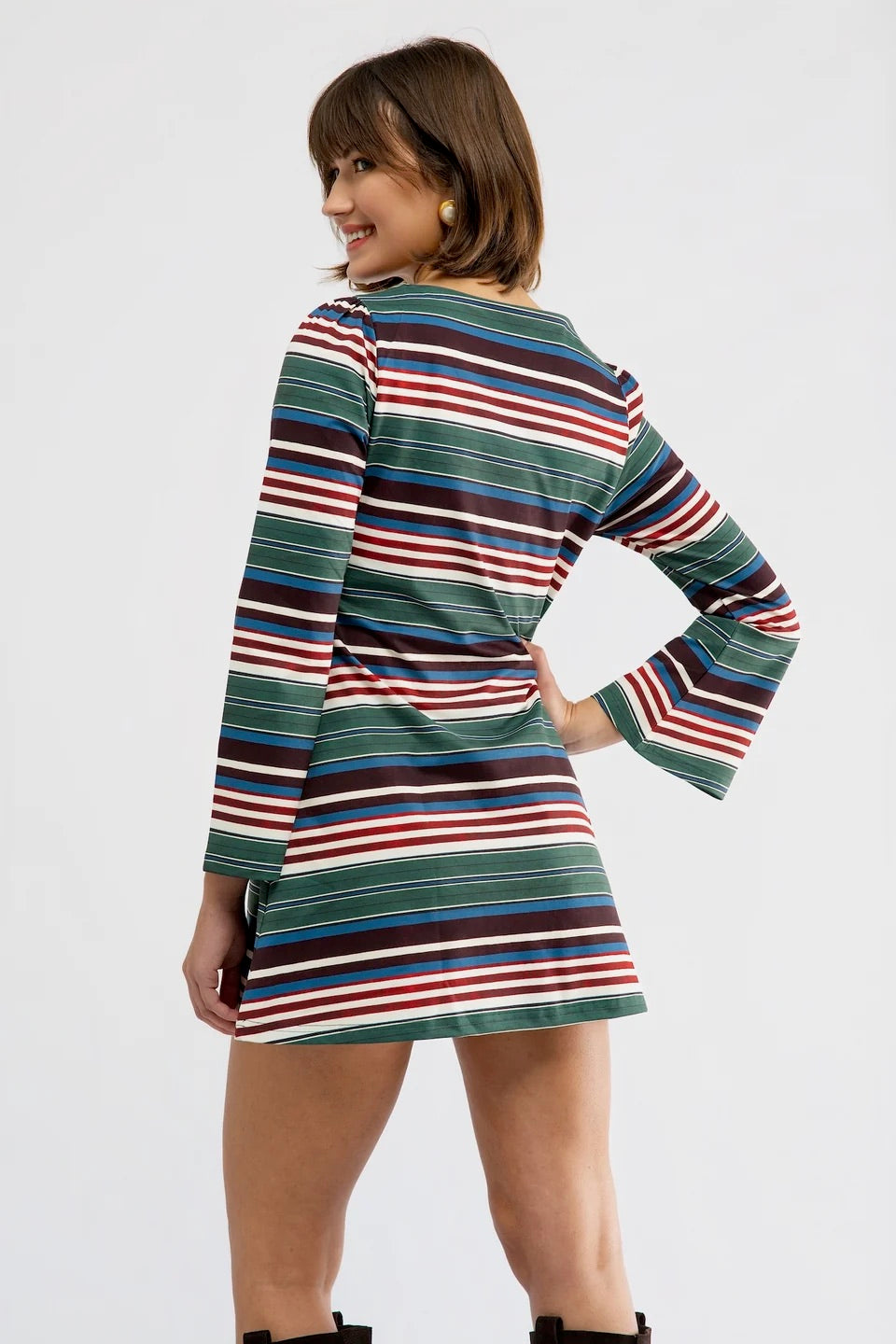 The Ellen Dress - Crew Stripe