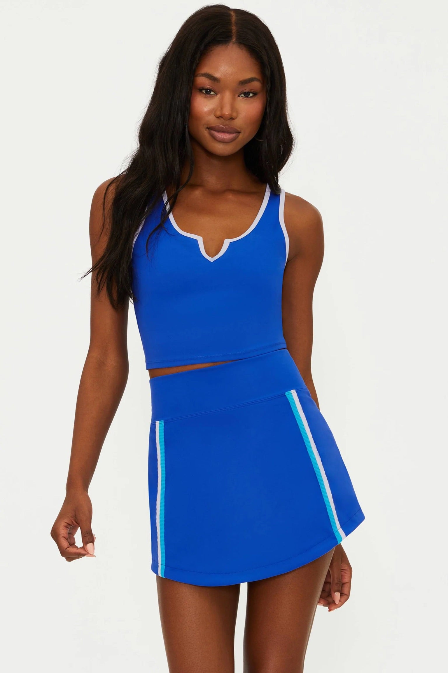 Thora Skirt Riviera Azure Colorblock