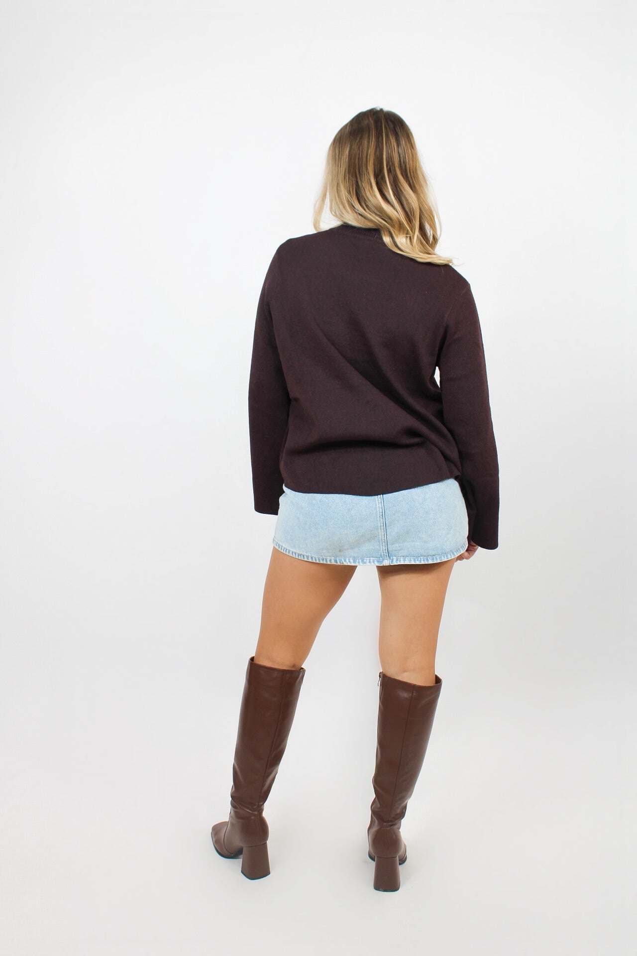 The Mocha Flare Sweater