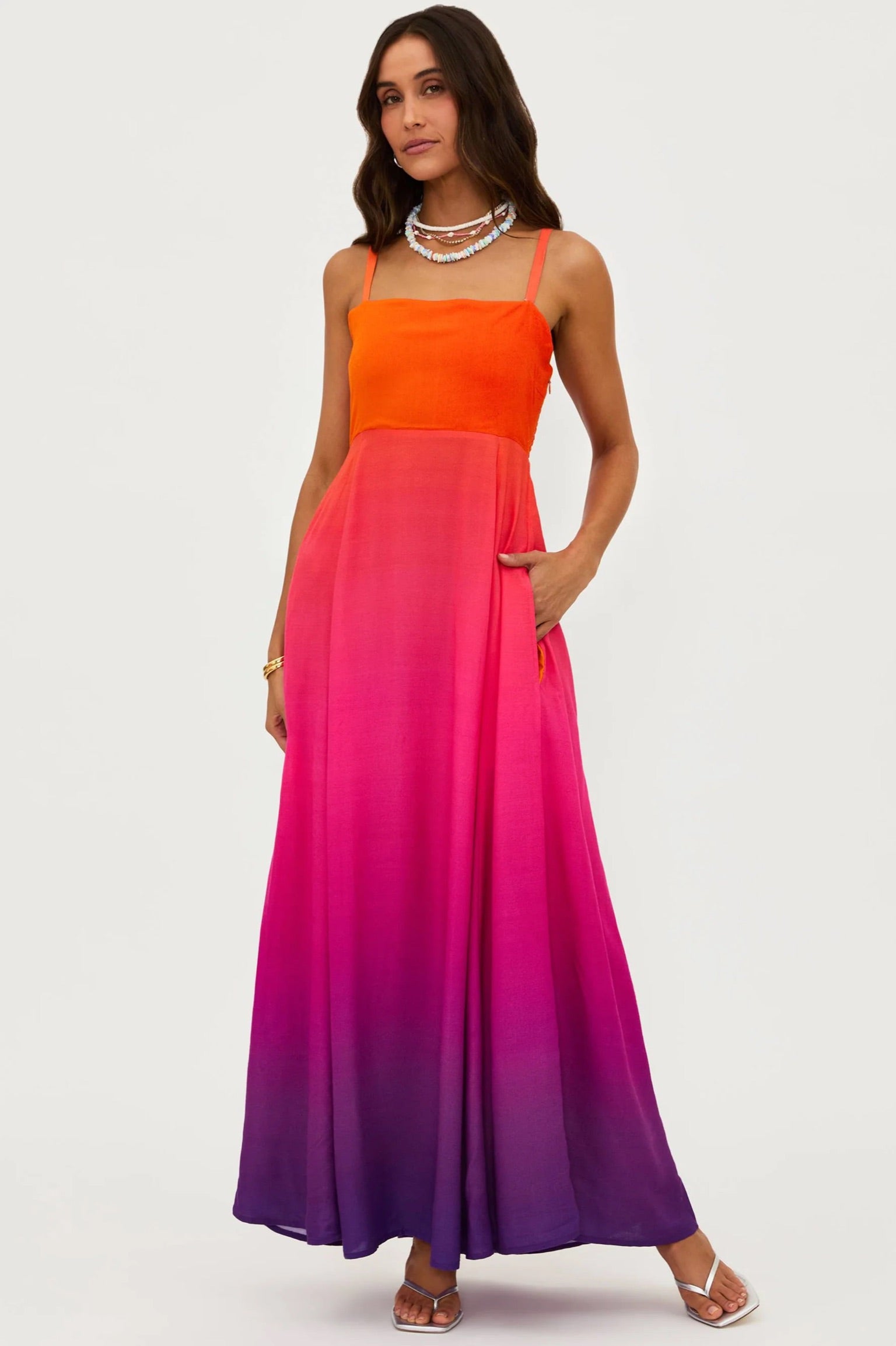 Rianne Dress Coral Bay Sunset