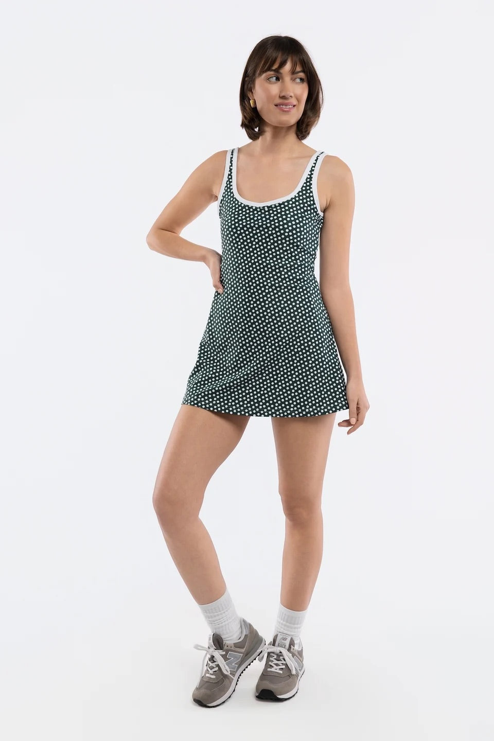 The Renee Dress - Rosemary Dot