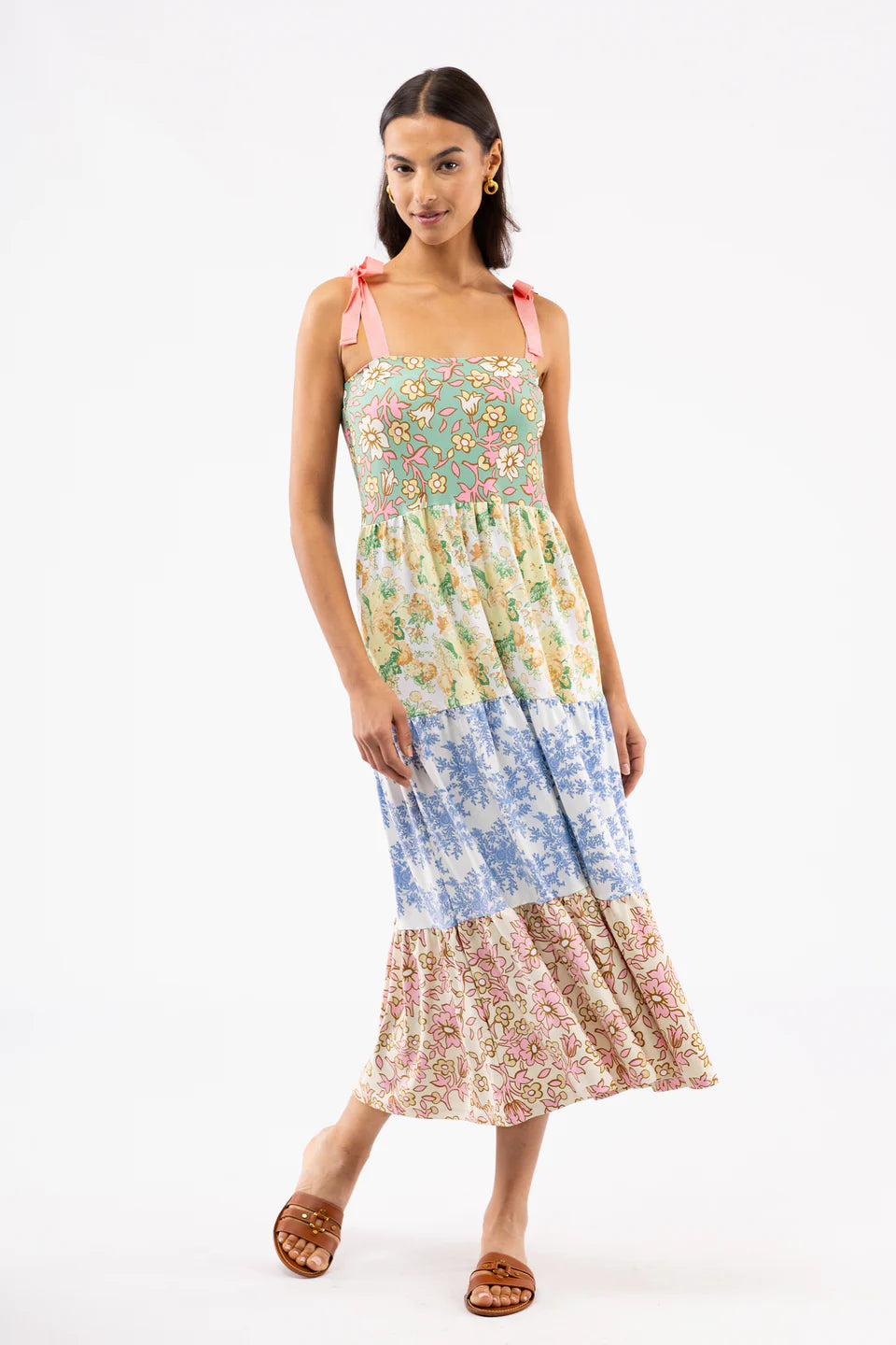 The Sage Dress - Spring Petals Multi