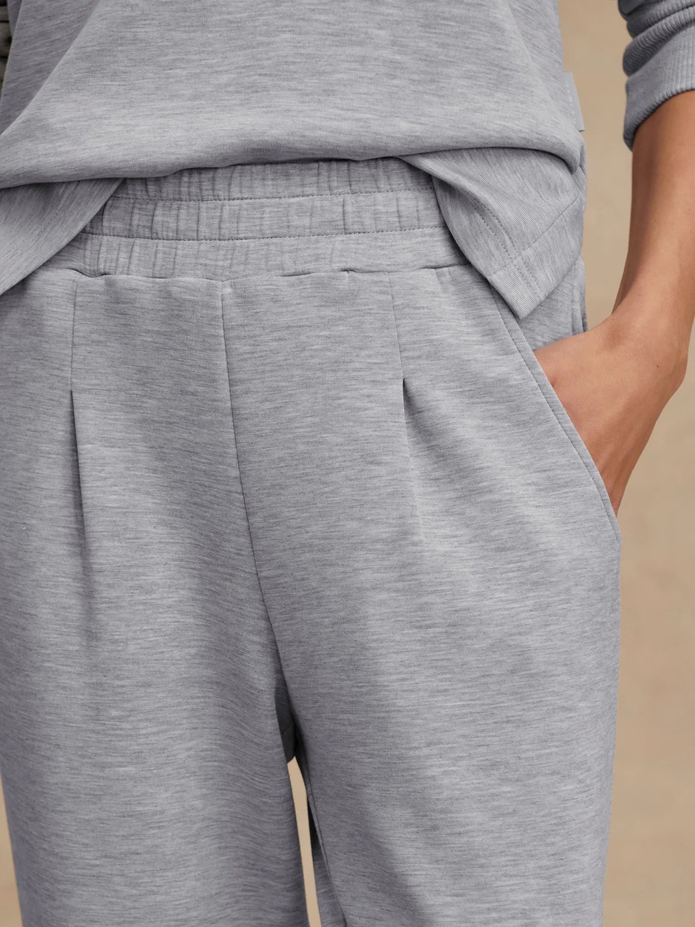 The Rolled Cuff Pant 25 - Mid Blue Marl