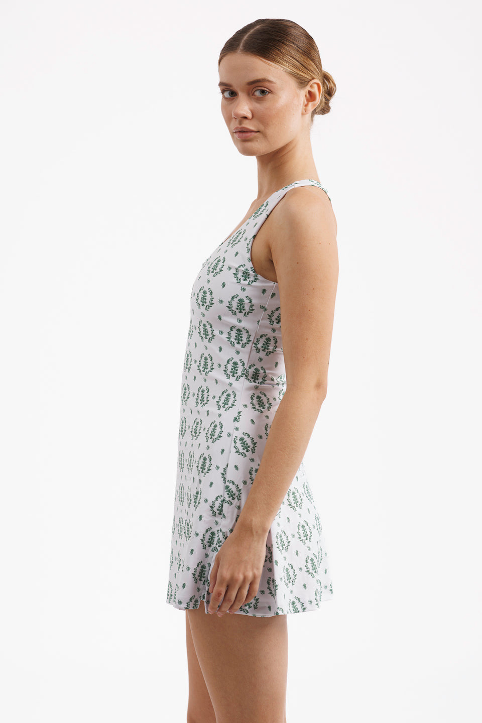 The Campbell Dress - Boxwood Block