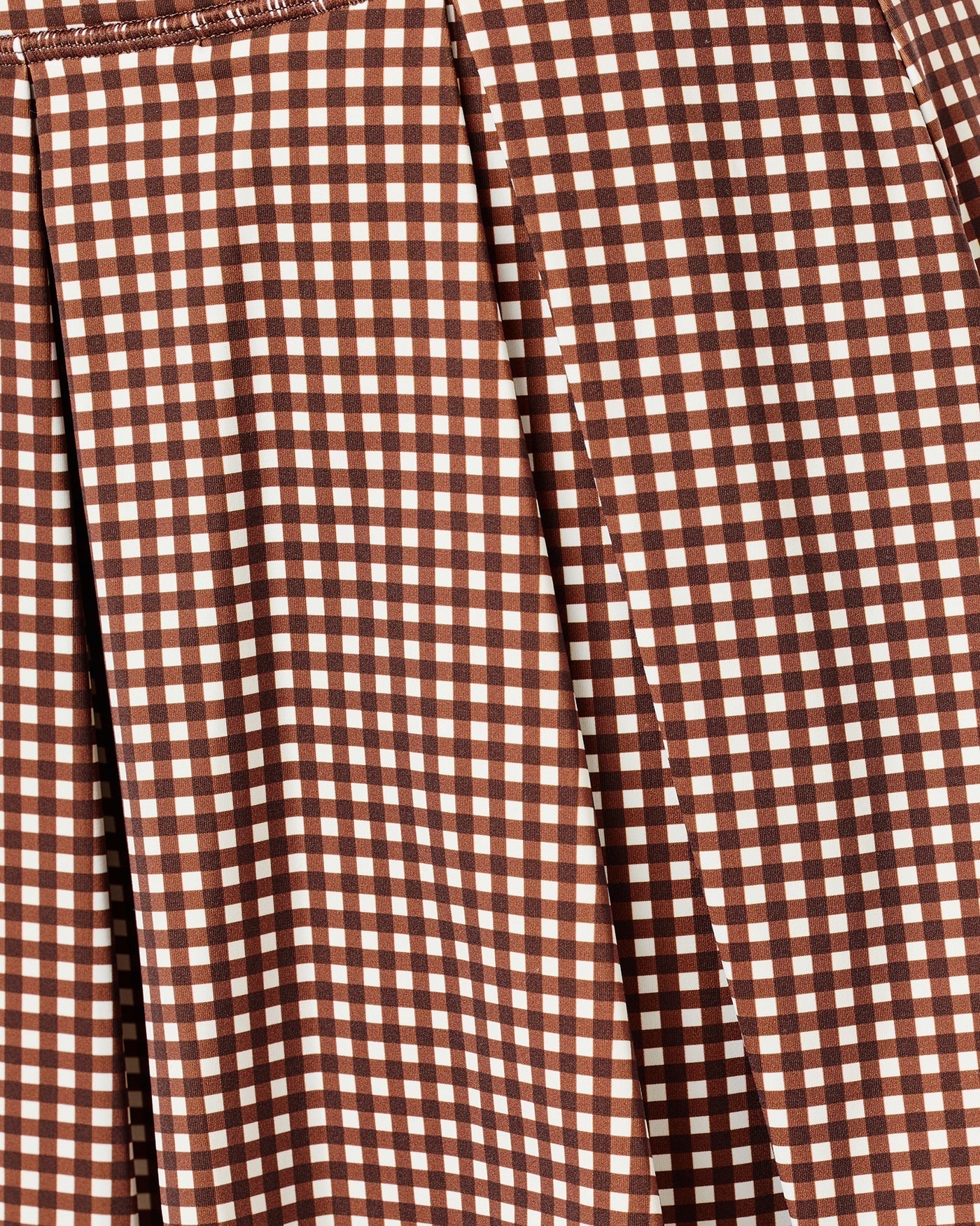 Racquet Skort - Chocolate Gingham