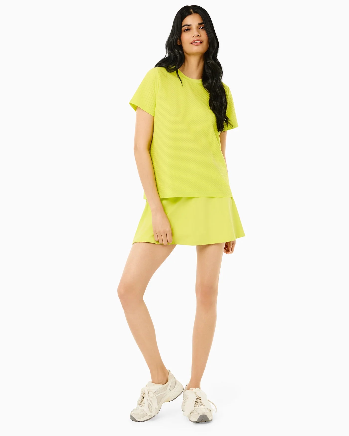 Walnut Short Sleeve - Chartreuse