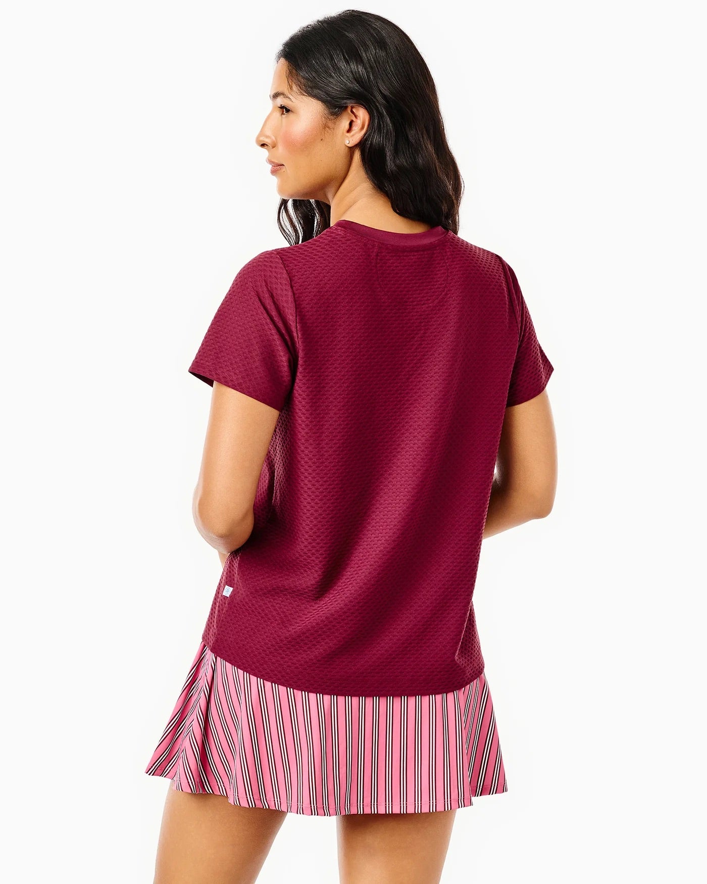 Walnut Short Sleeve Top - Lacquer