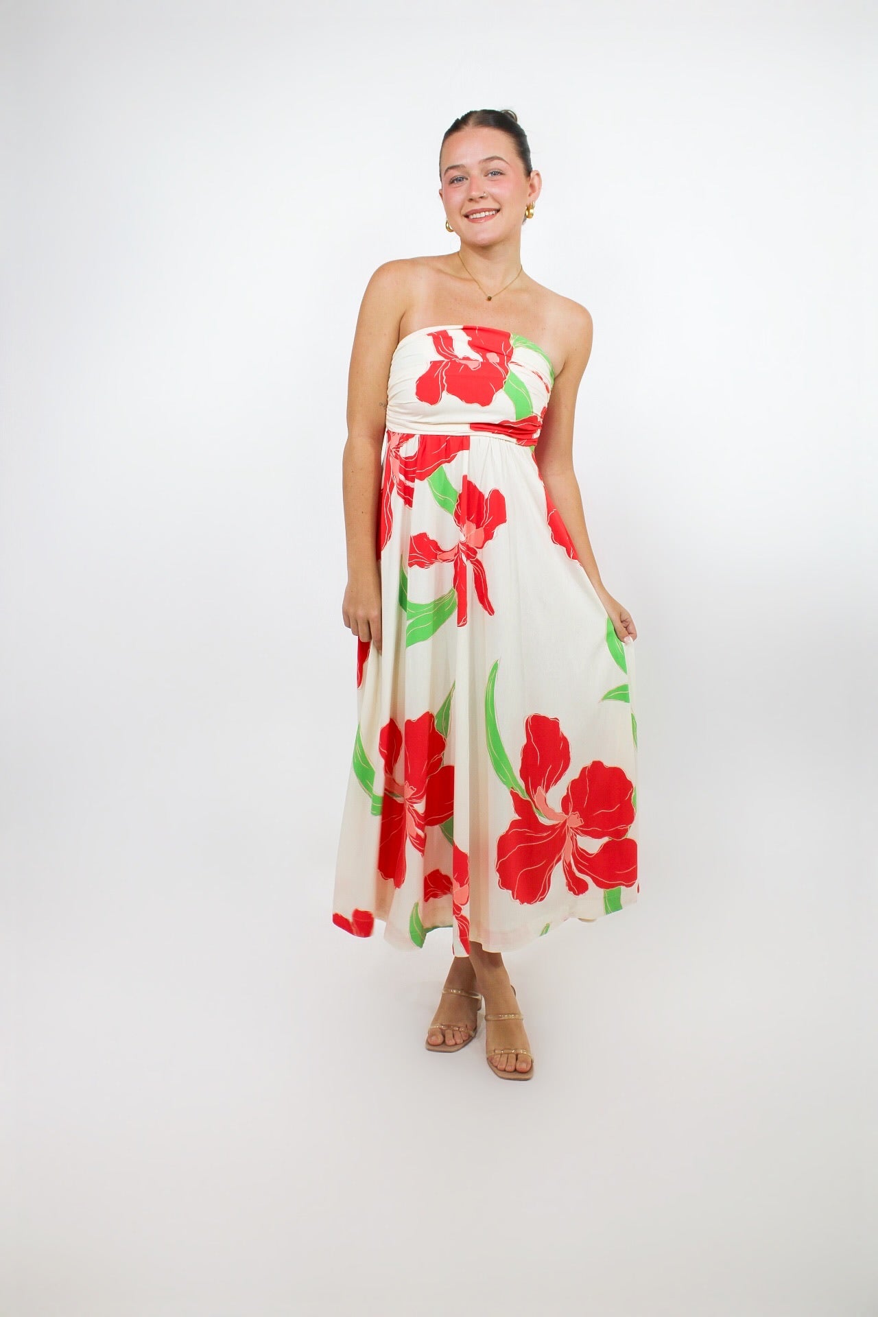 Rubylicious Strapless Midi