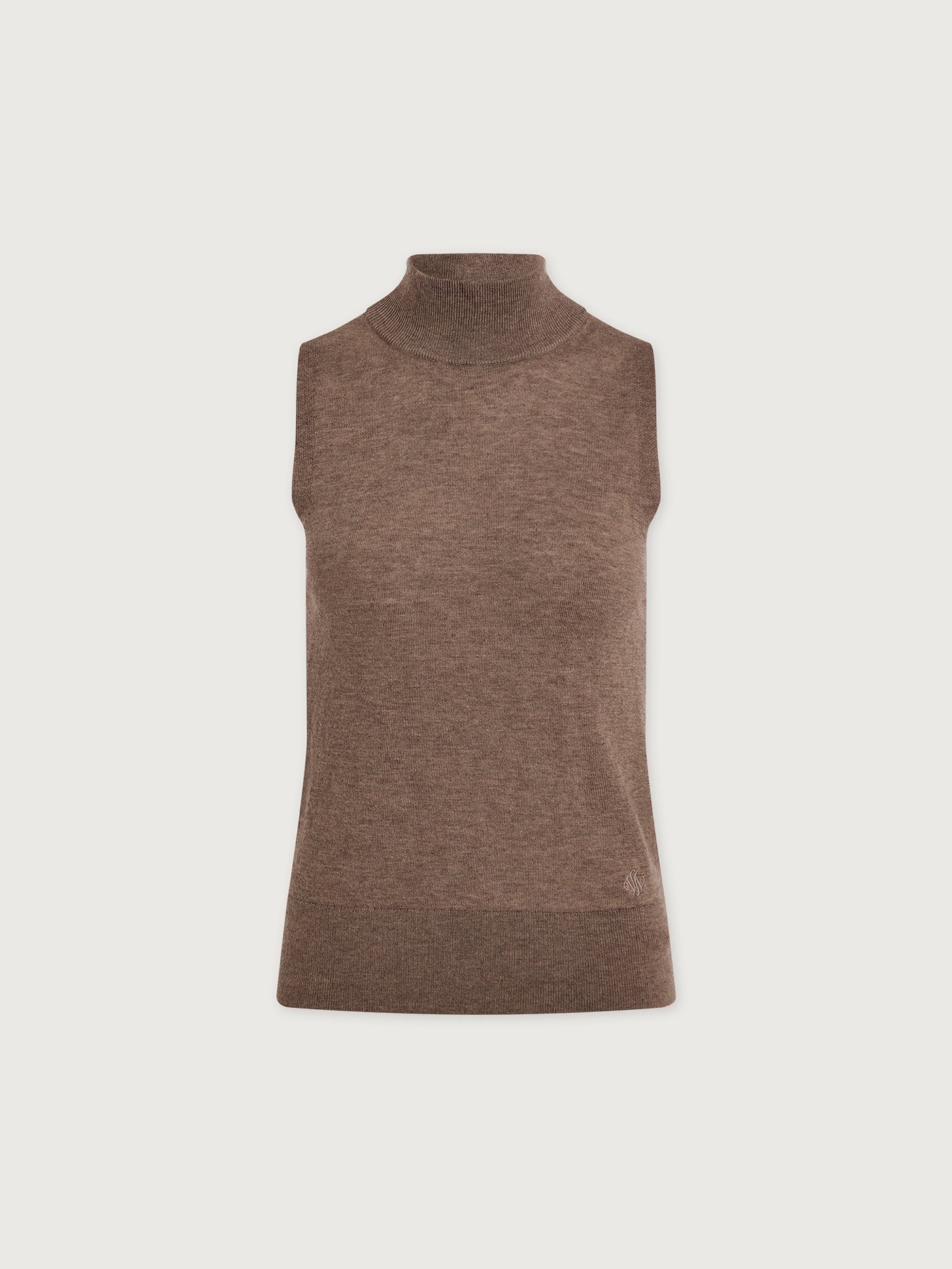 Neilsen Sleeveless Knit Top - Cinder Marl