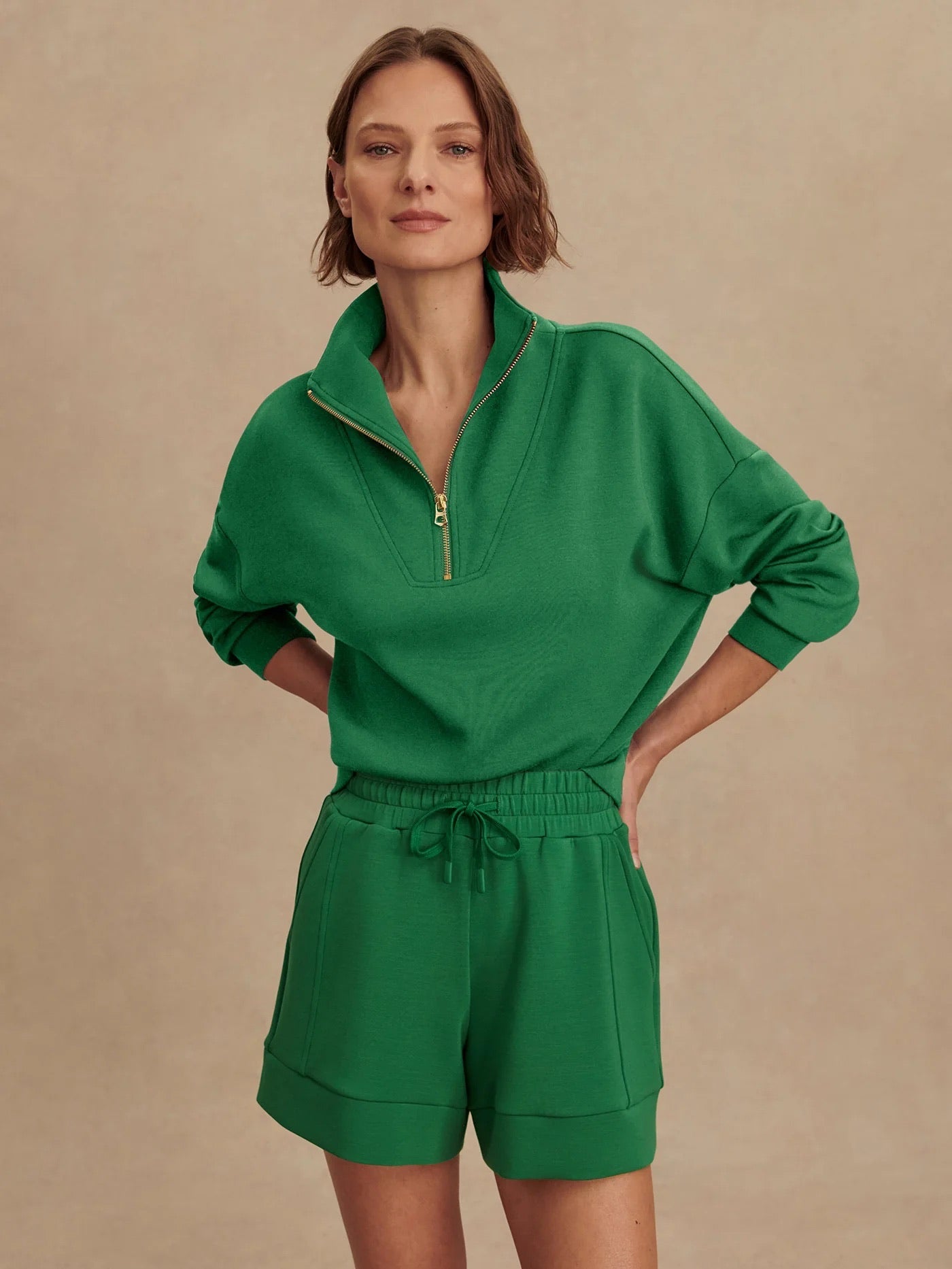 Atrium High Rise Short 4.5 - Verdant Green