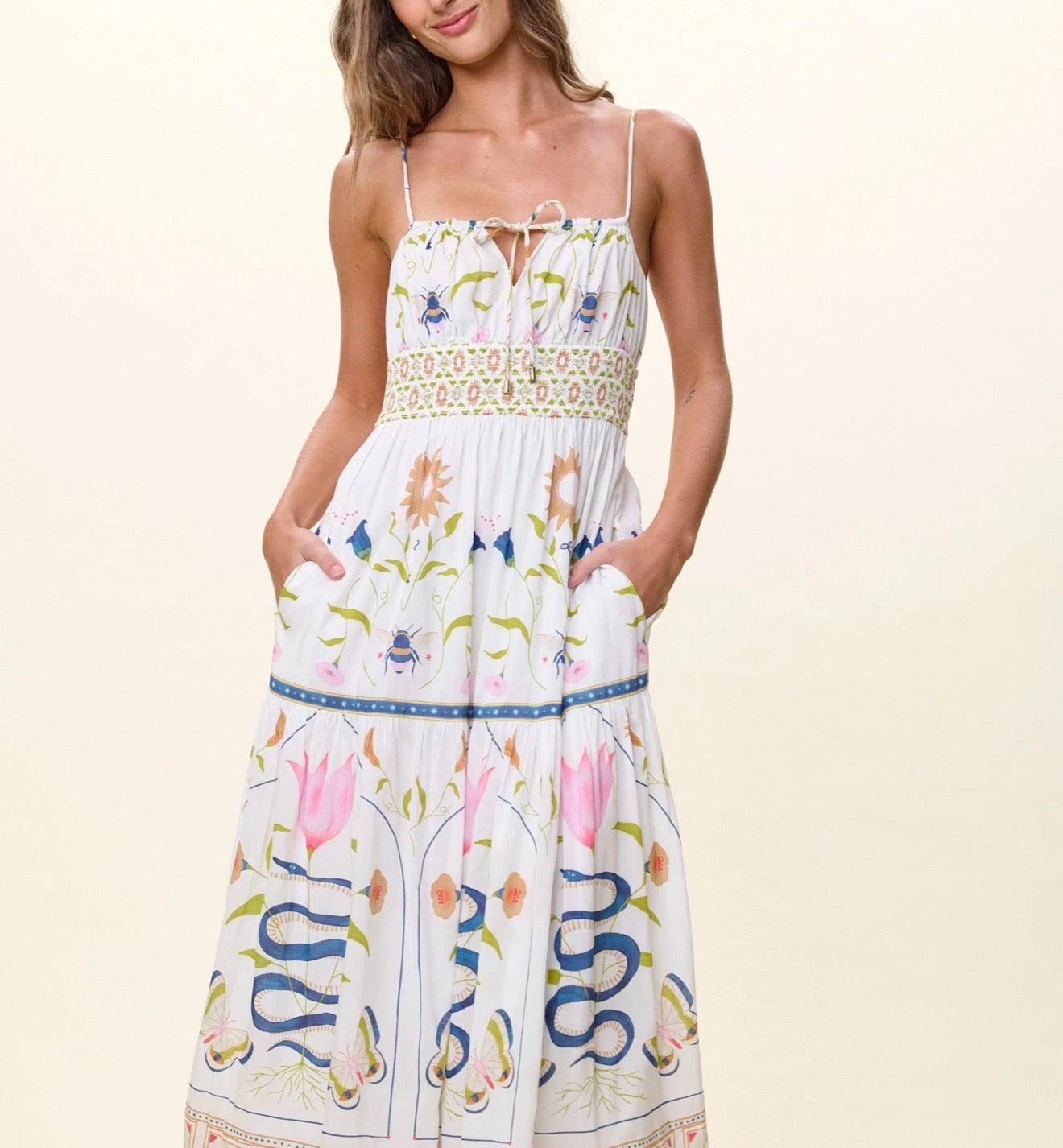 Adria Ankle Dress - Montecito