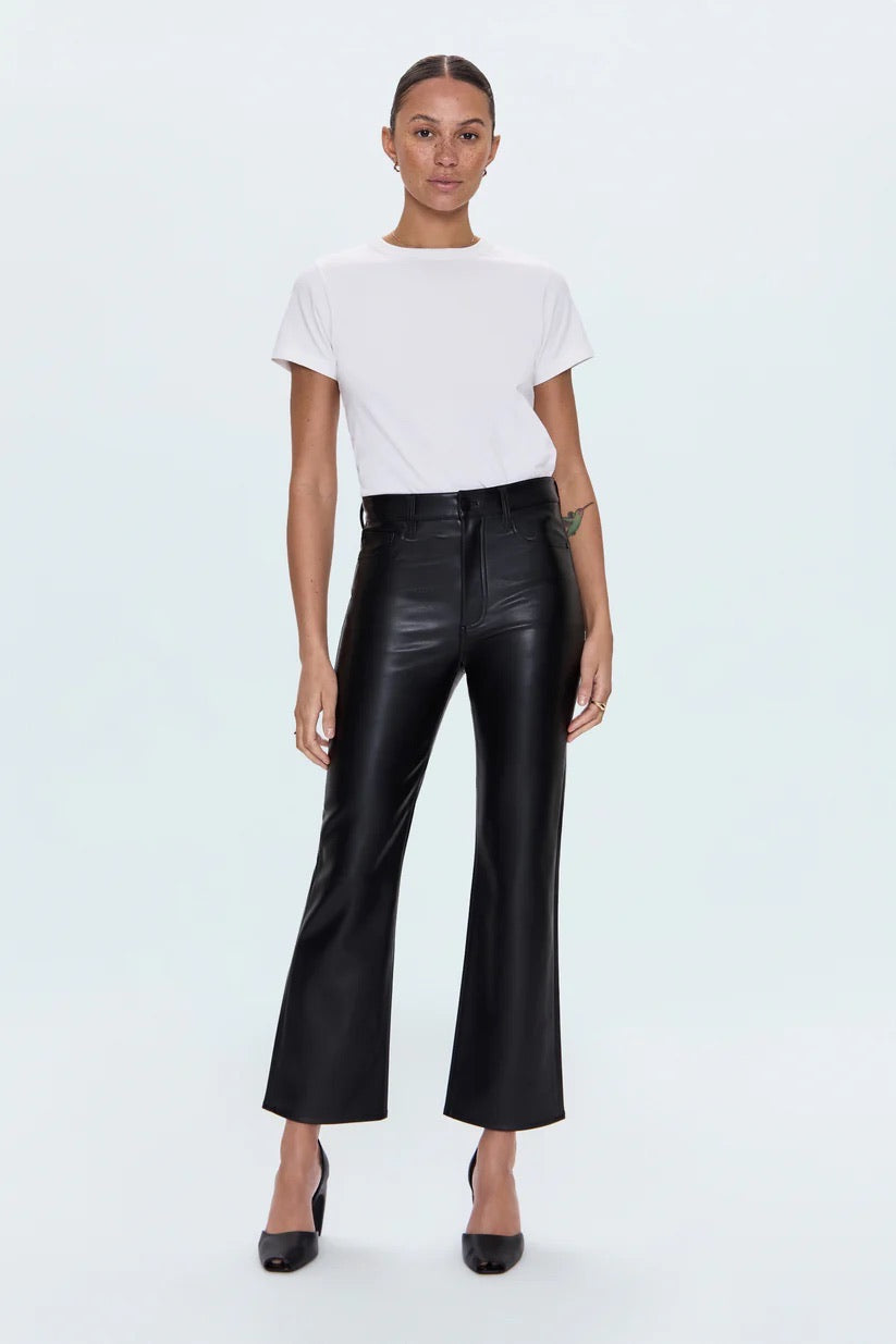 Ally High Rise Ankle Boot Jean - Onyx