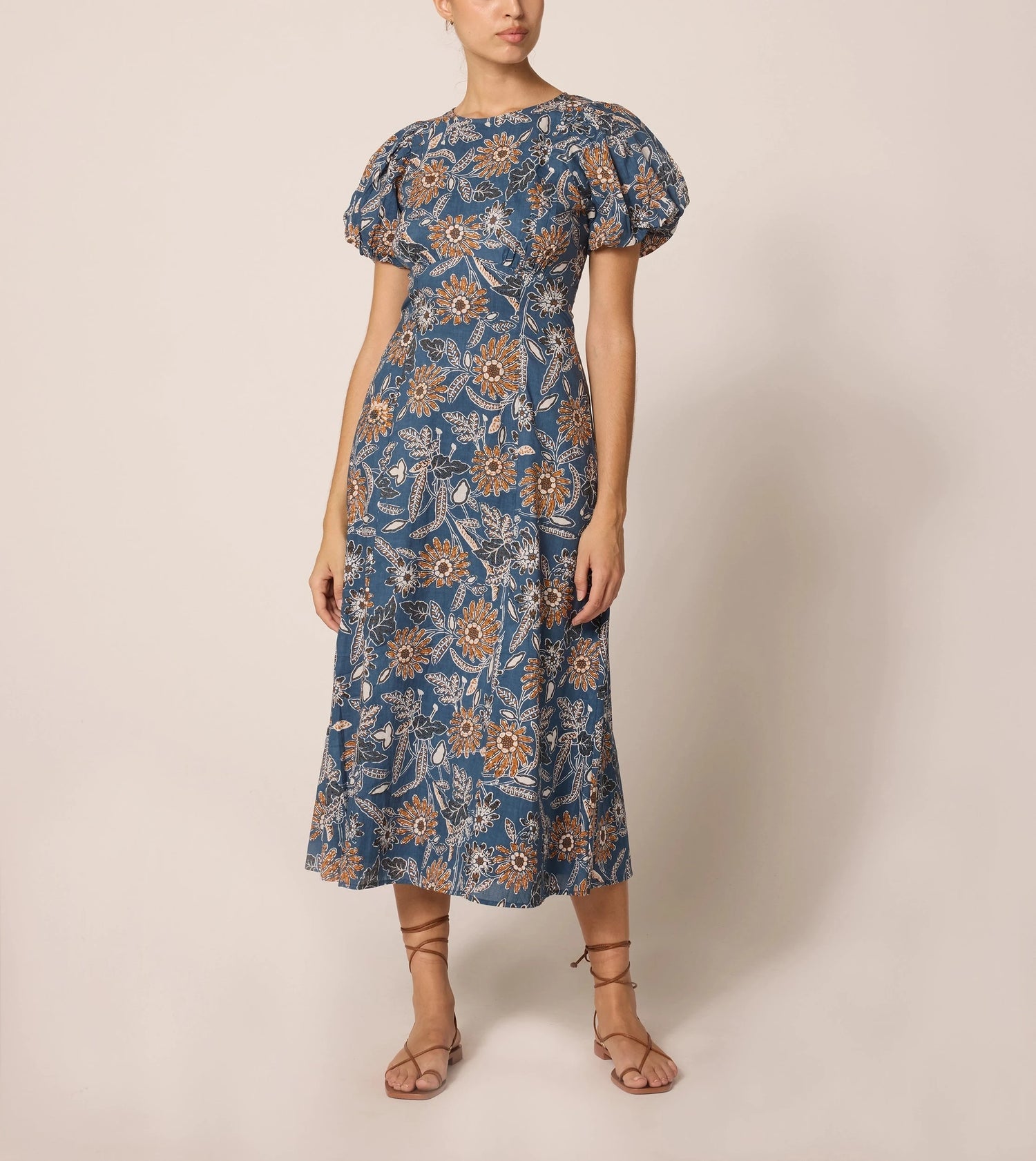Midi Dress | Organic Cotton Voile