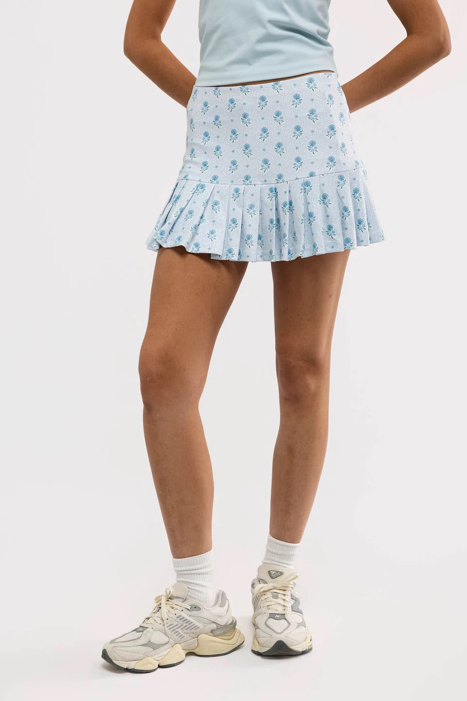 The Ruth Skort - Blue Dot Floral