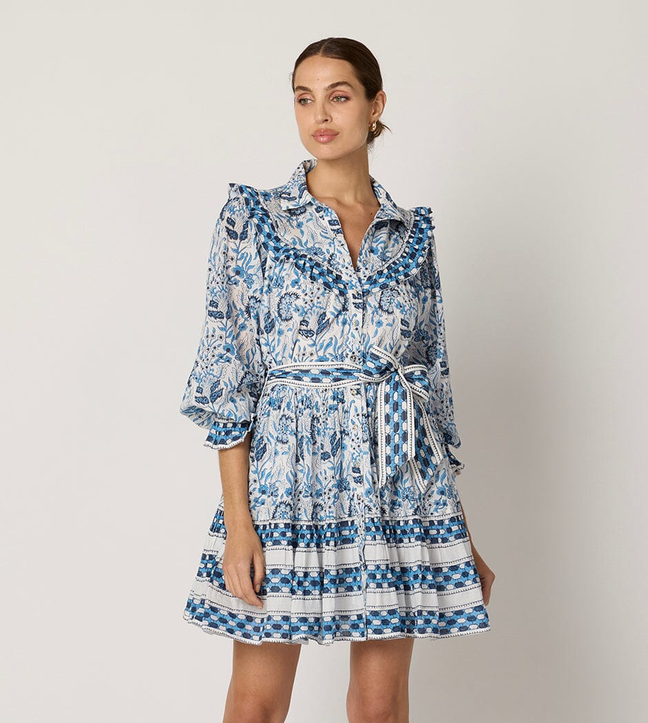 lotte mini dress Lotte Mini Dress With Gold-tone Detail