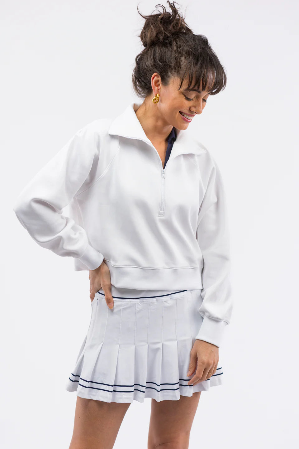 The Nora Sweatshirt - White