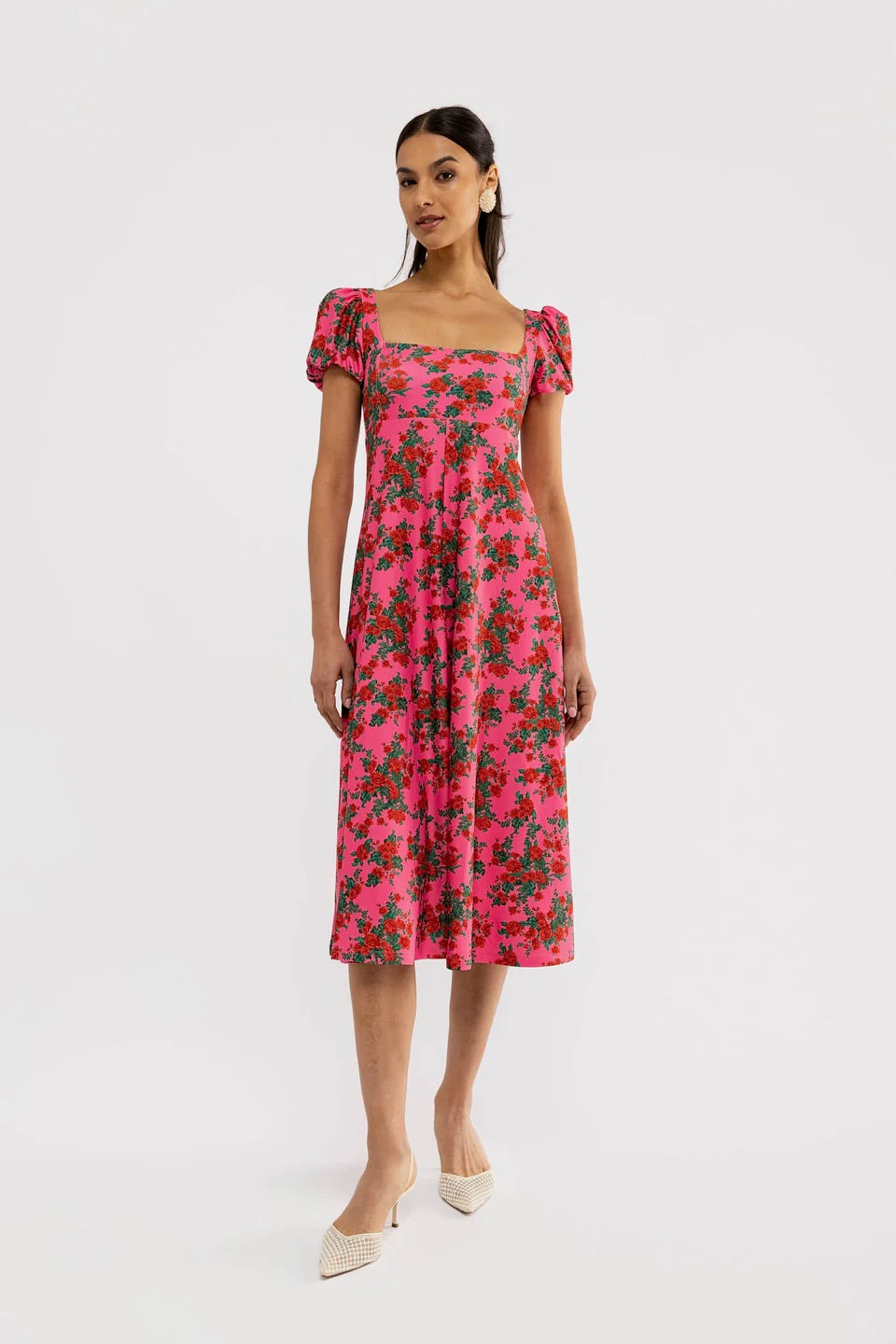 Rosalie Dress - Shrub Rose