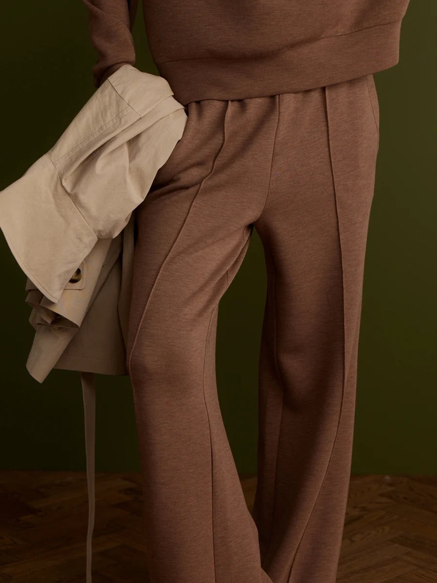 The Wide Leg Pant 30 - Golden Bronze Marl