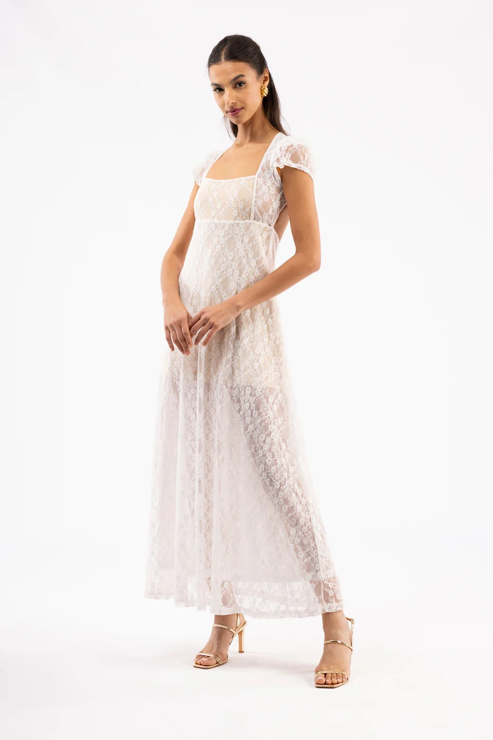 The Meg Dress- White