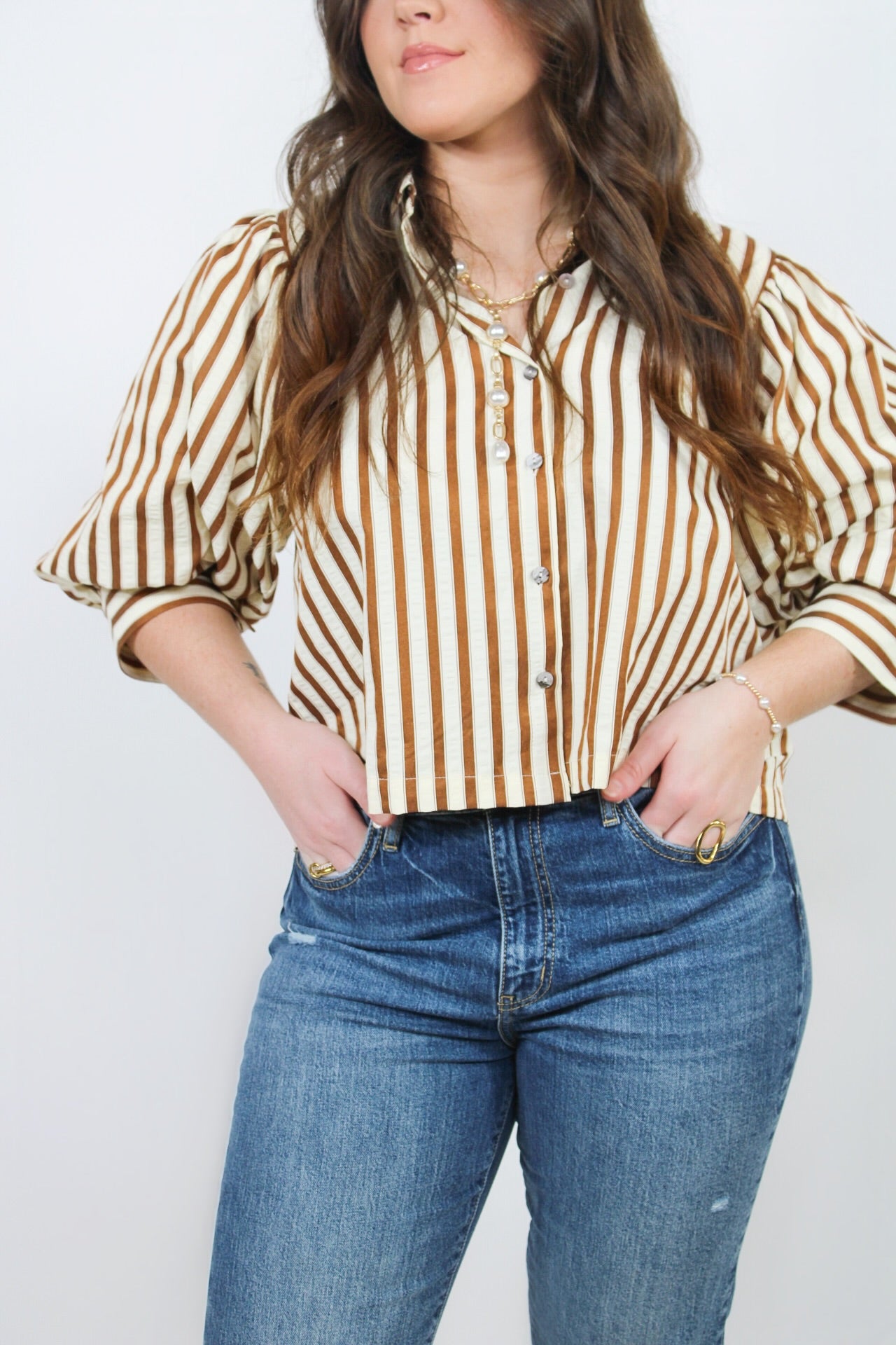 The Hazel Stripe Blouse