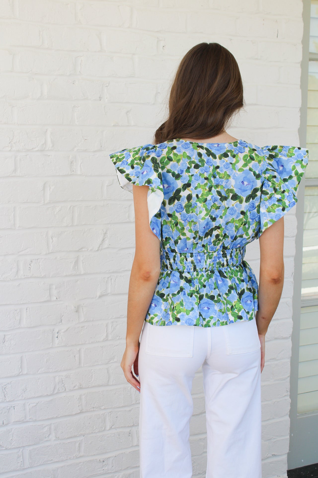 Martha Floral Top