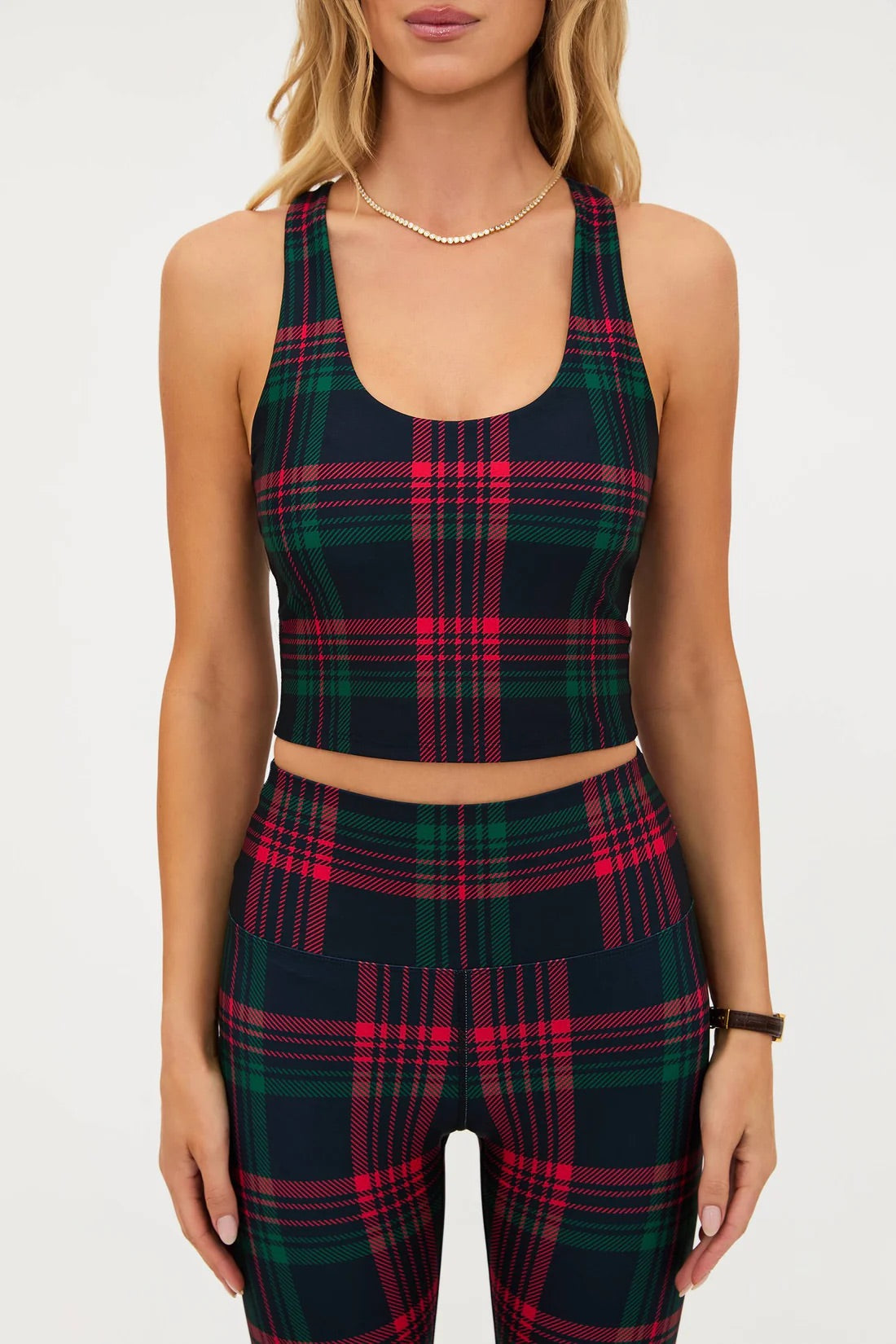 Yara Top - Ribbon Plaid