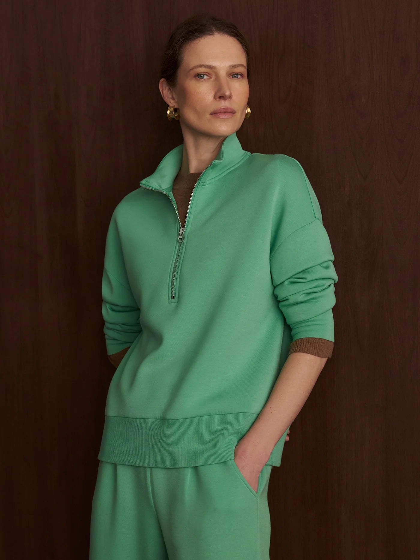 Mavis Mock Neck Sweat