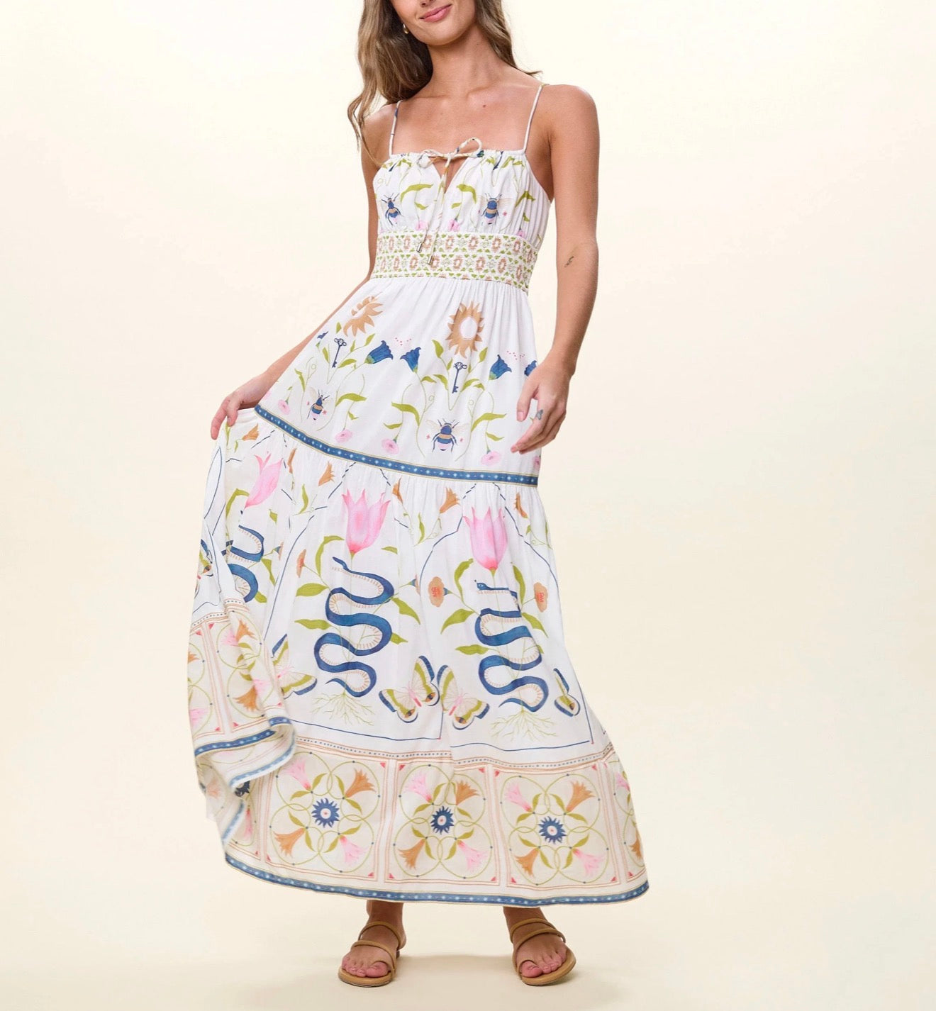 Adria Ankle Dress - Montecito