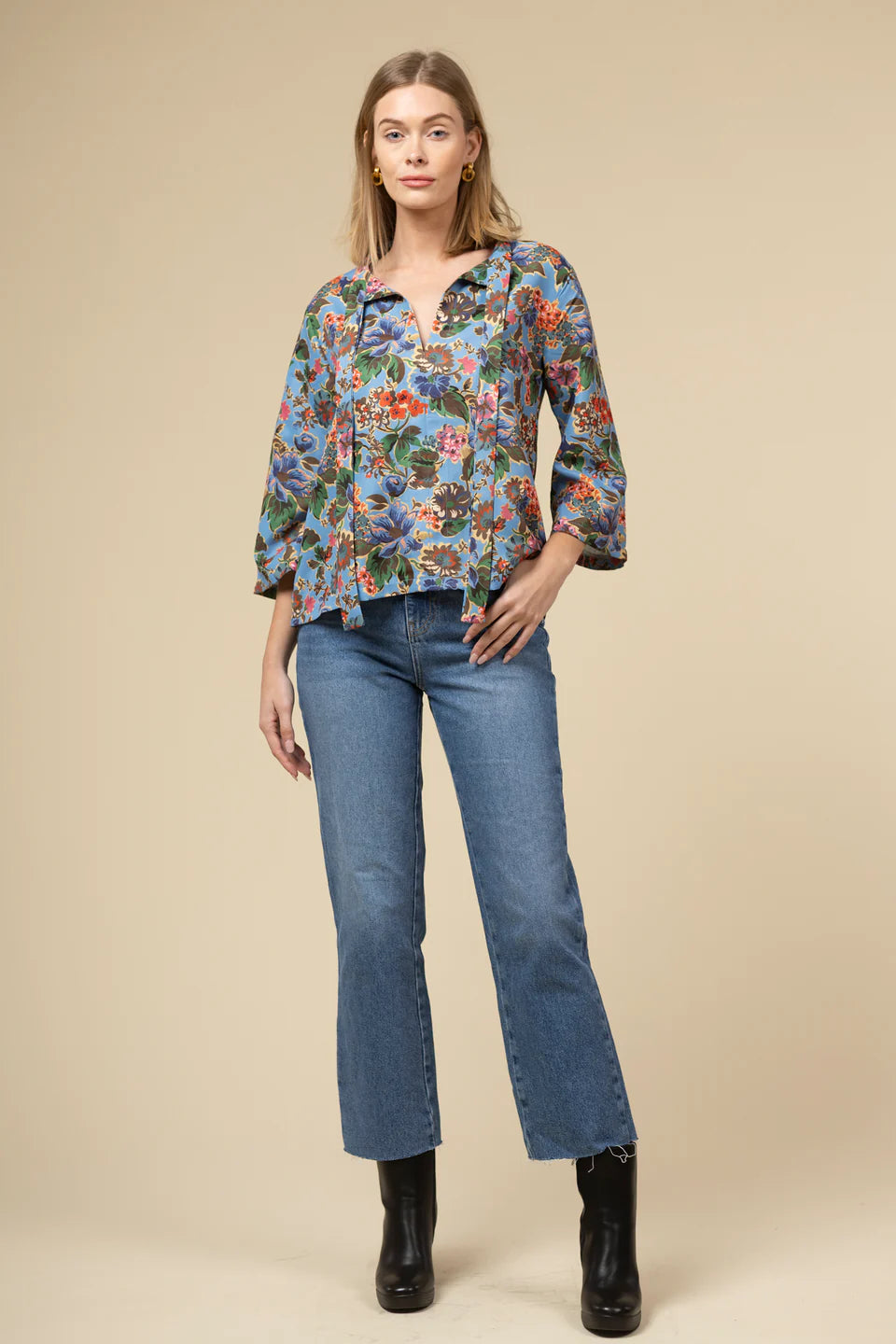 The Bebe Top - Antique Petals