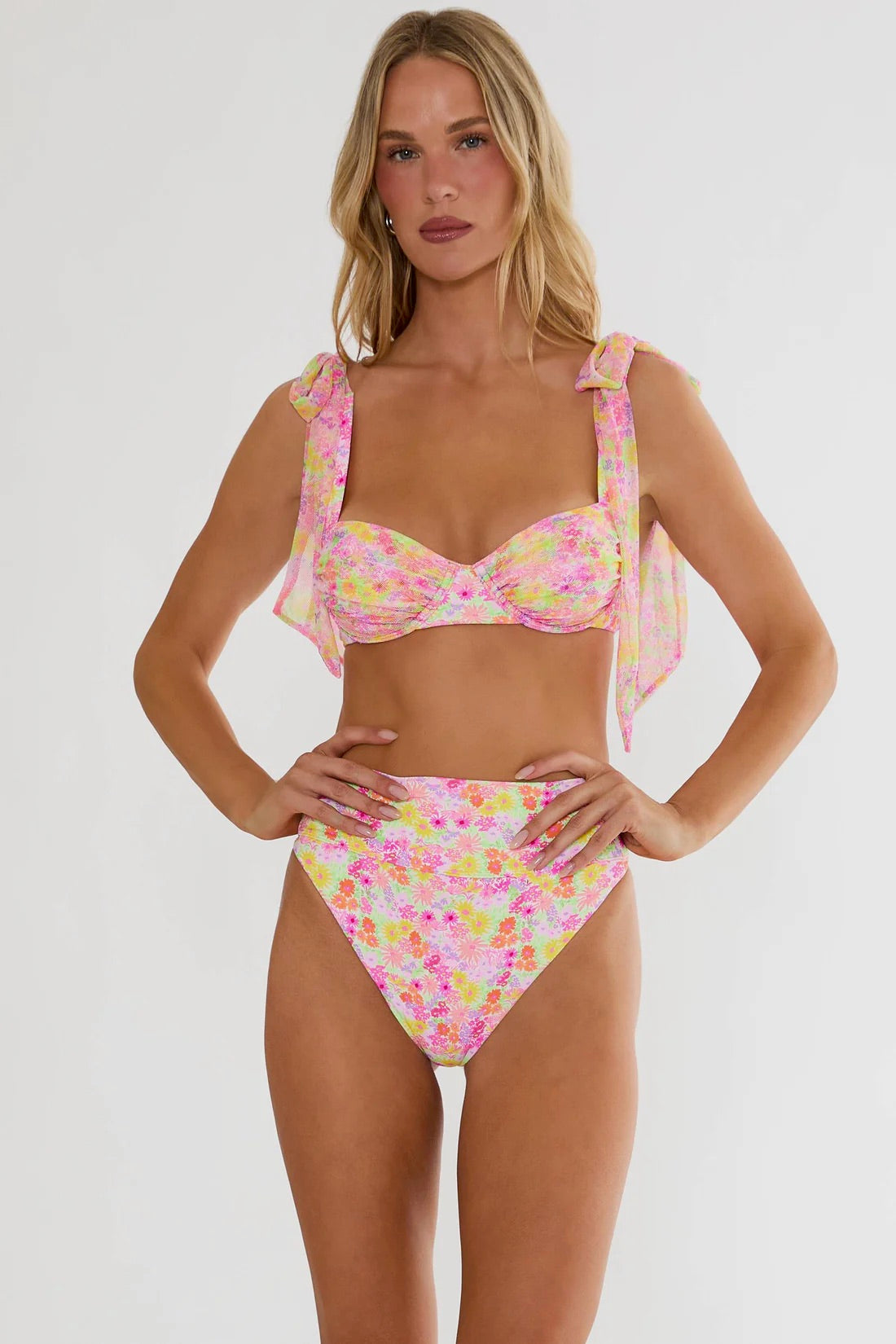 Drea Top - Neon Bouquet