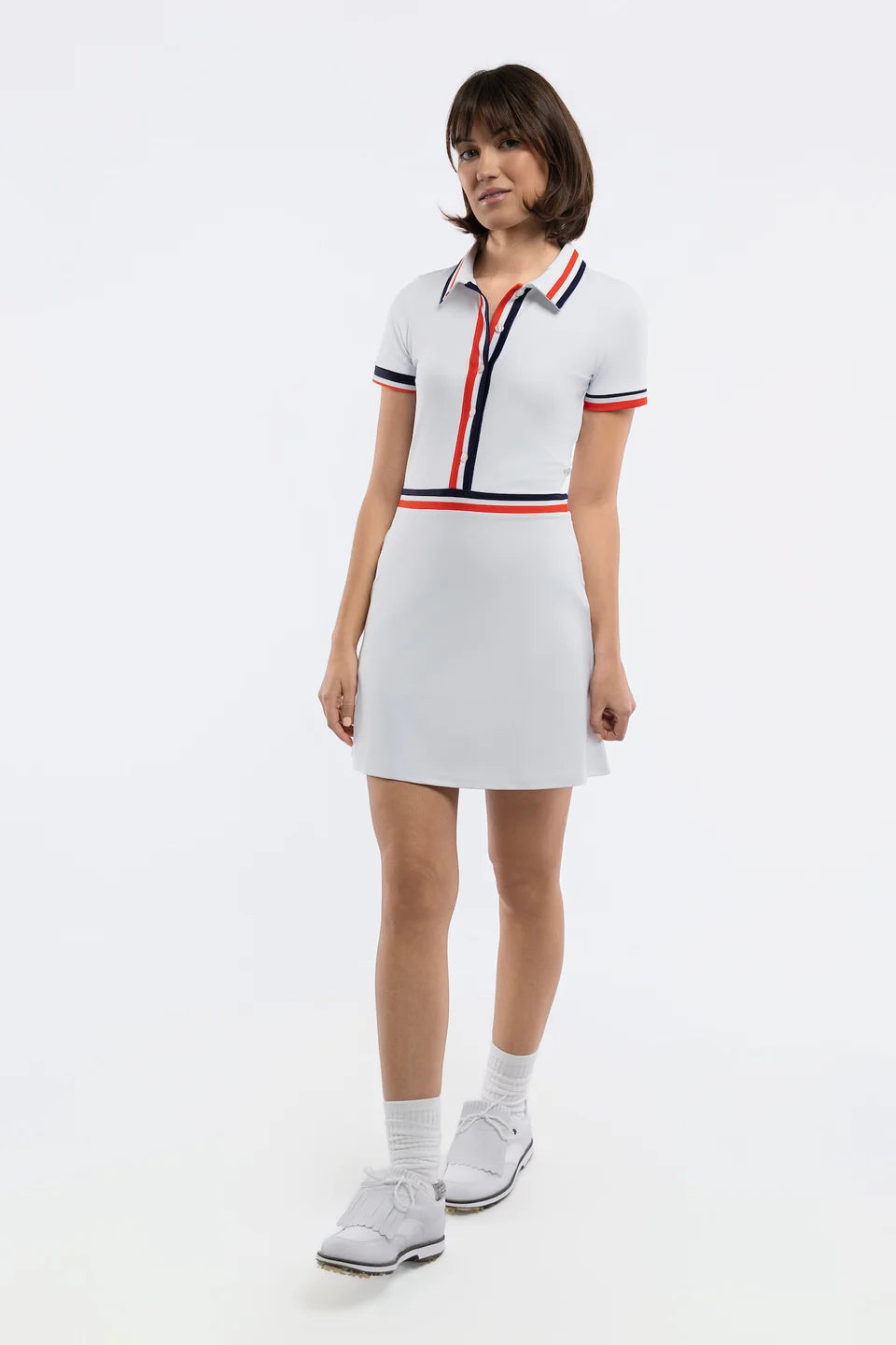 The Meritt Dress - White/TN