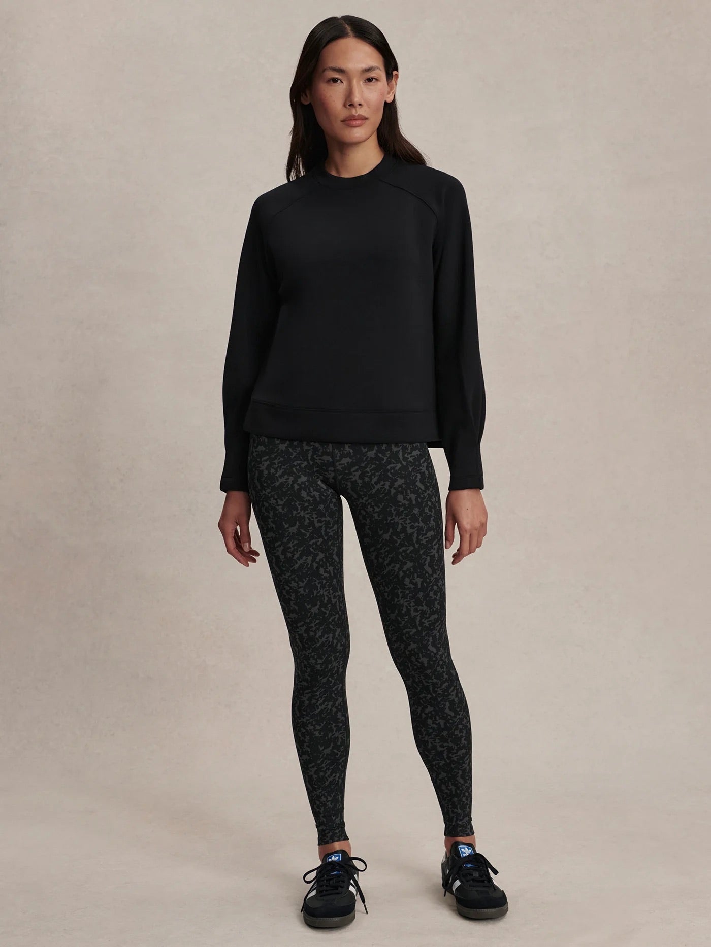Zosia Crew Neck Midlayer - Black
