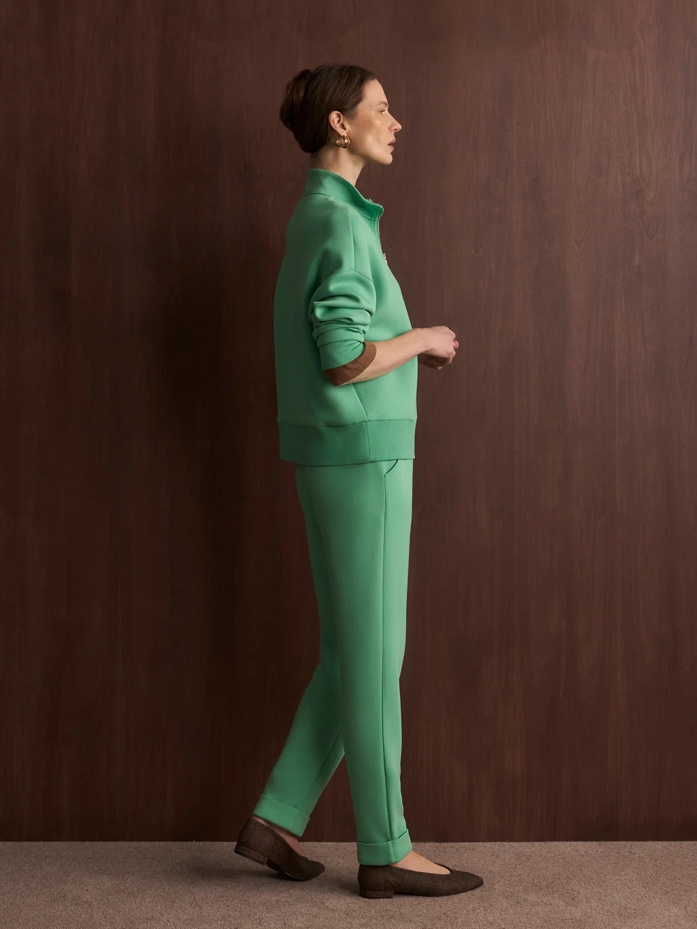 The Rolled Cuff Pant 25 - Green Spruce