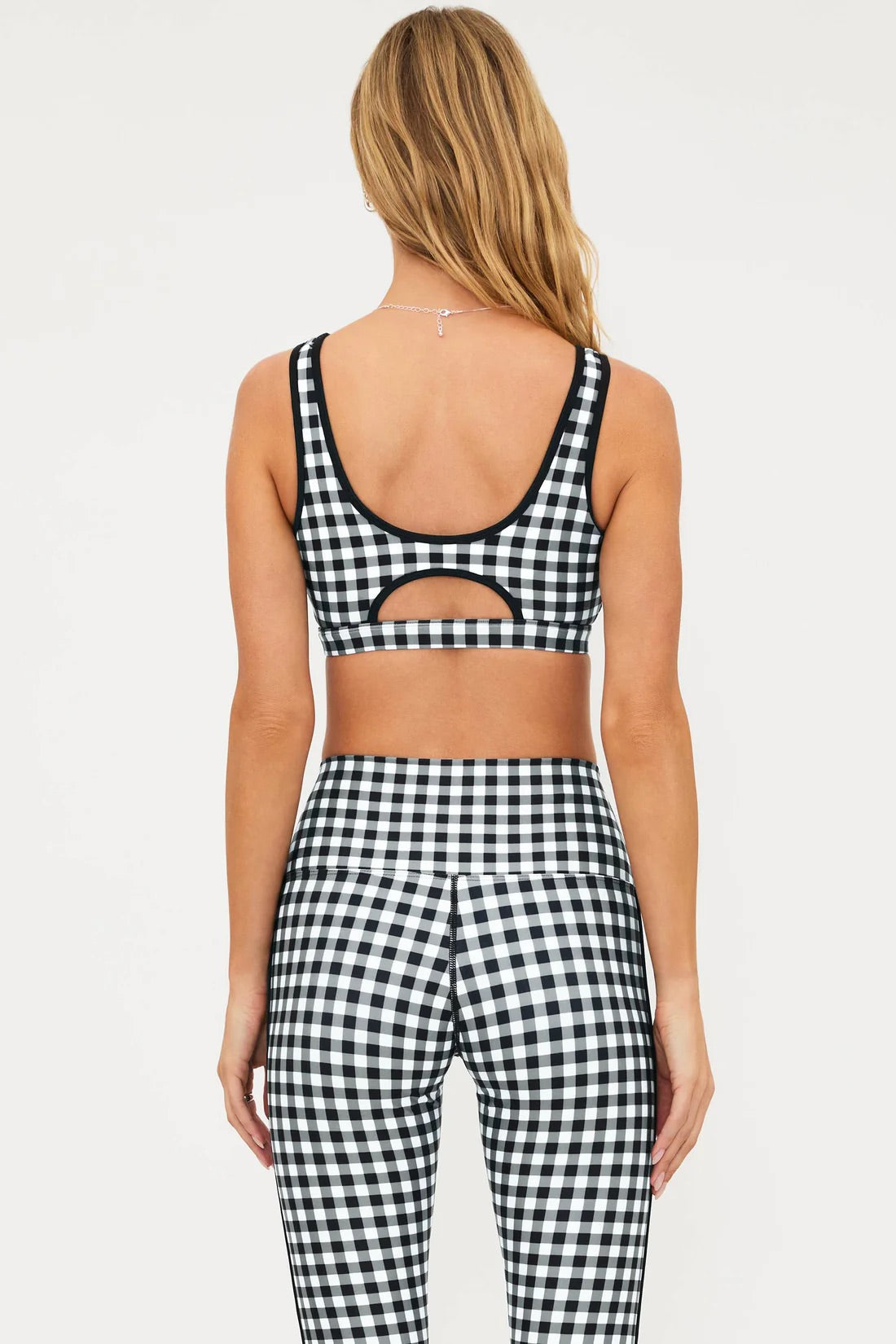 Olympia Top - Slate Gingham