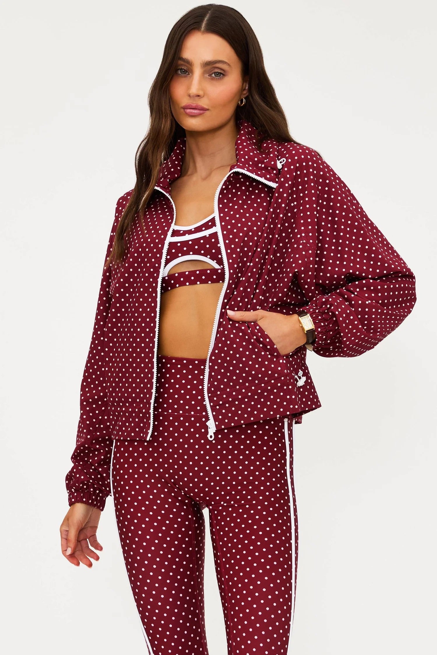 Cason Jacket - Crimson Dot