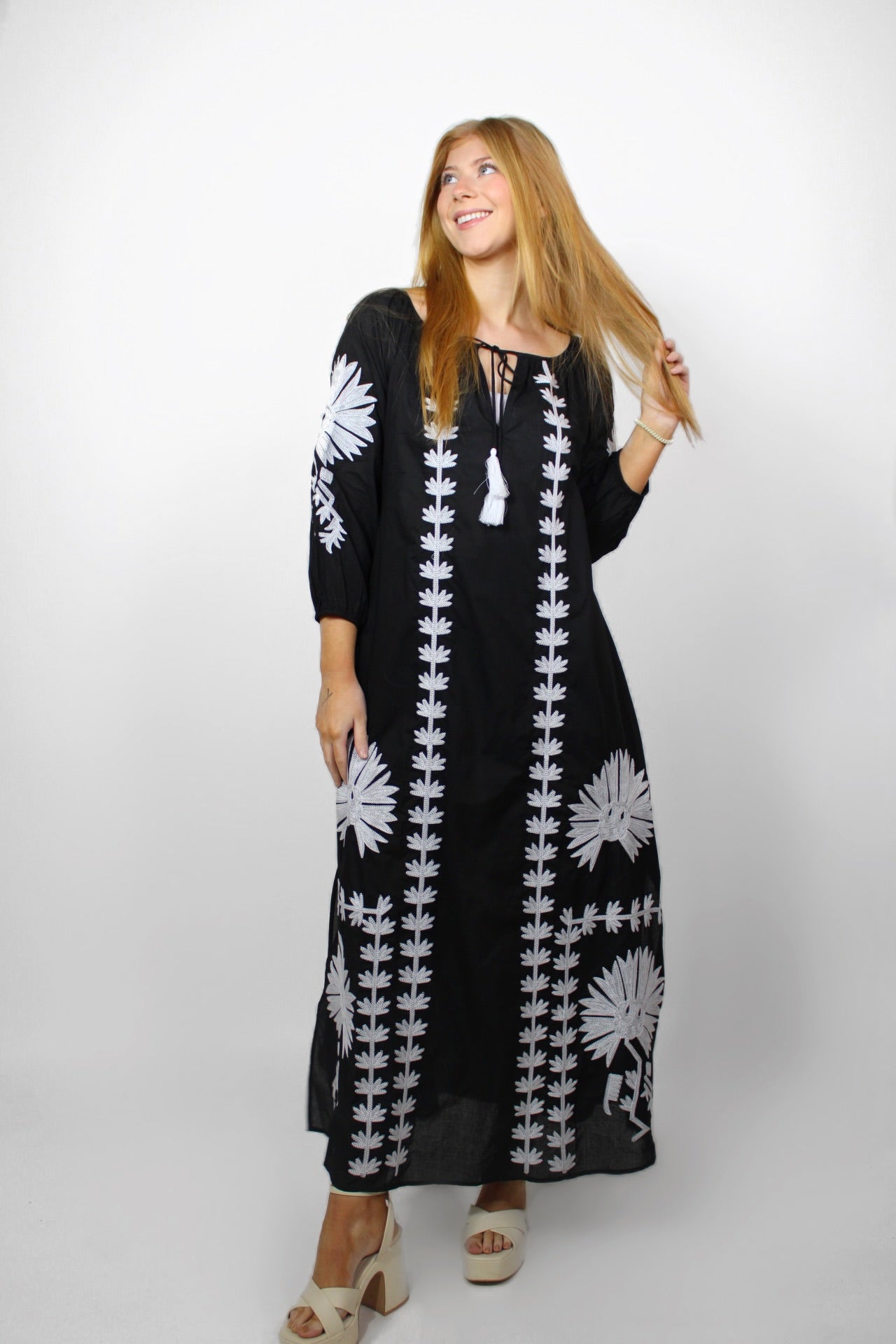 green emerald velvet dress DND Black Maxi