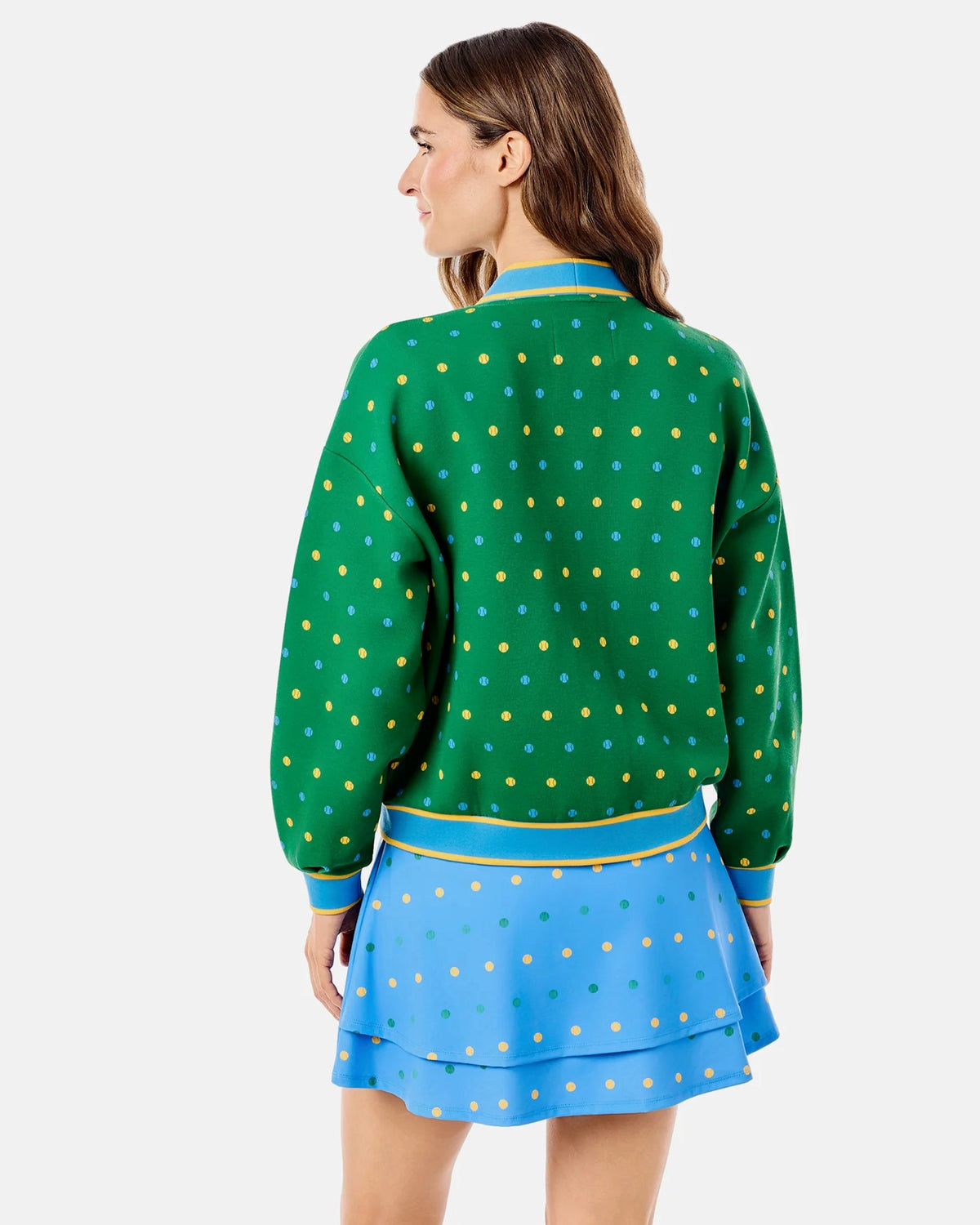 Abbott Sweatshirt Cardigan - Evergreen Serve