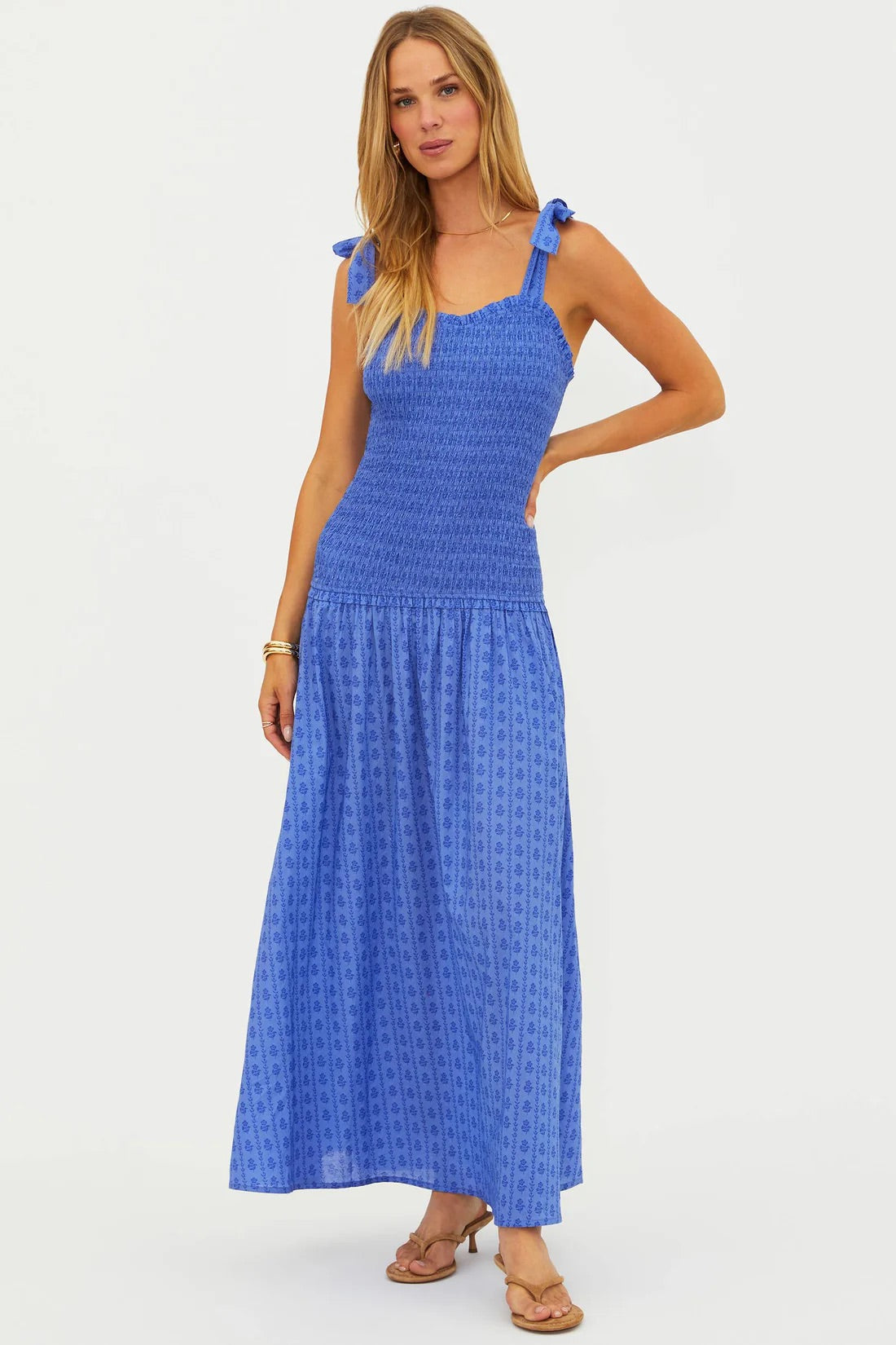 Isadora Dress - Sapphire Sea