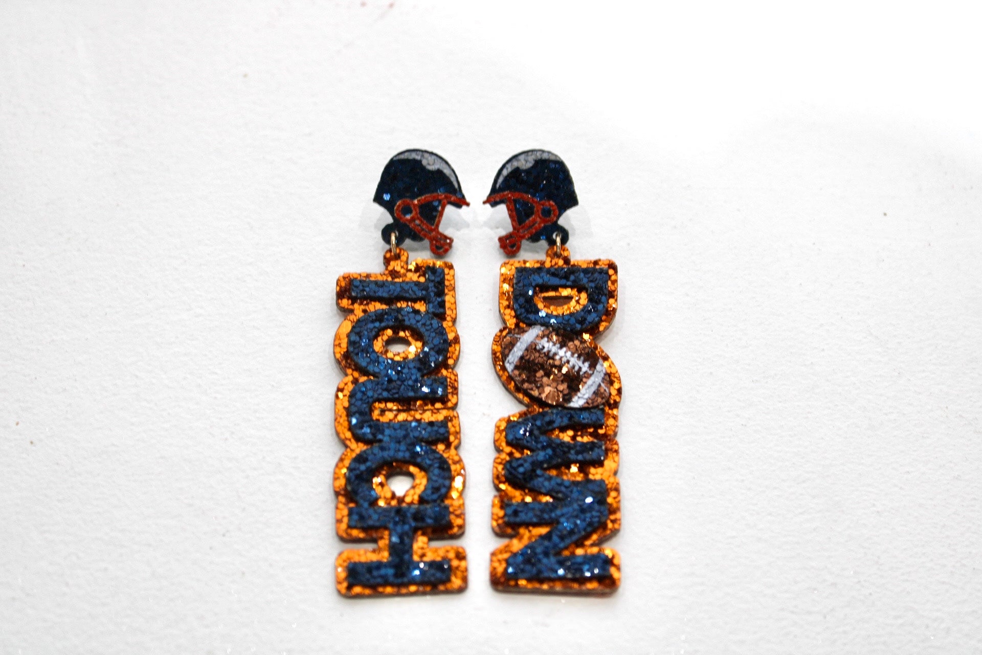 Touchdown Glitter Earring