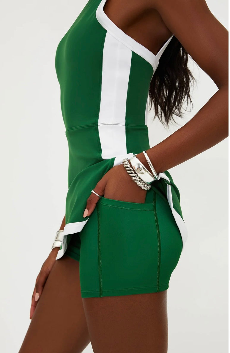 Zephyra Dress - Racquet Club Green