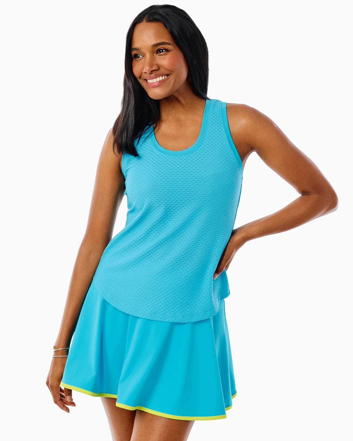 Scoop Neck Everyday Tank - Electric Blue