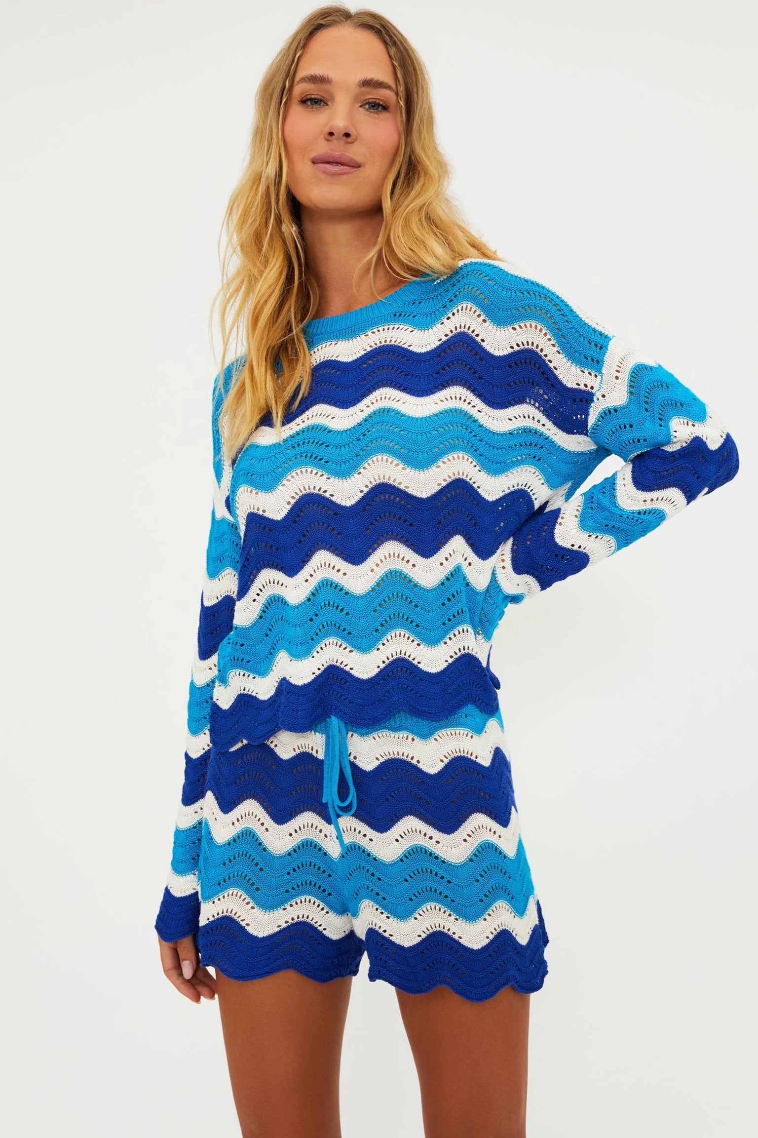 Beach Sweater Riviera Waves